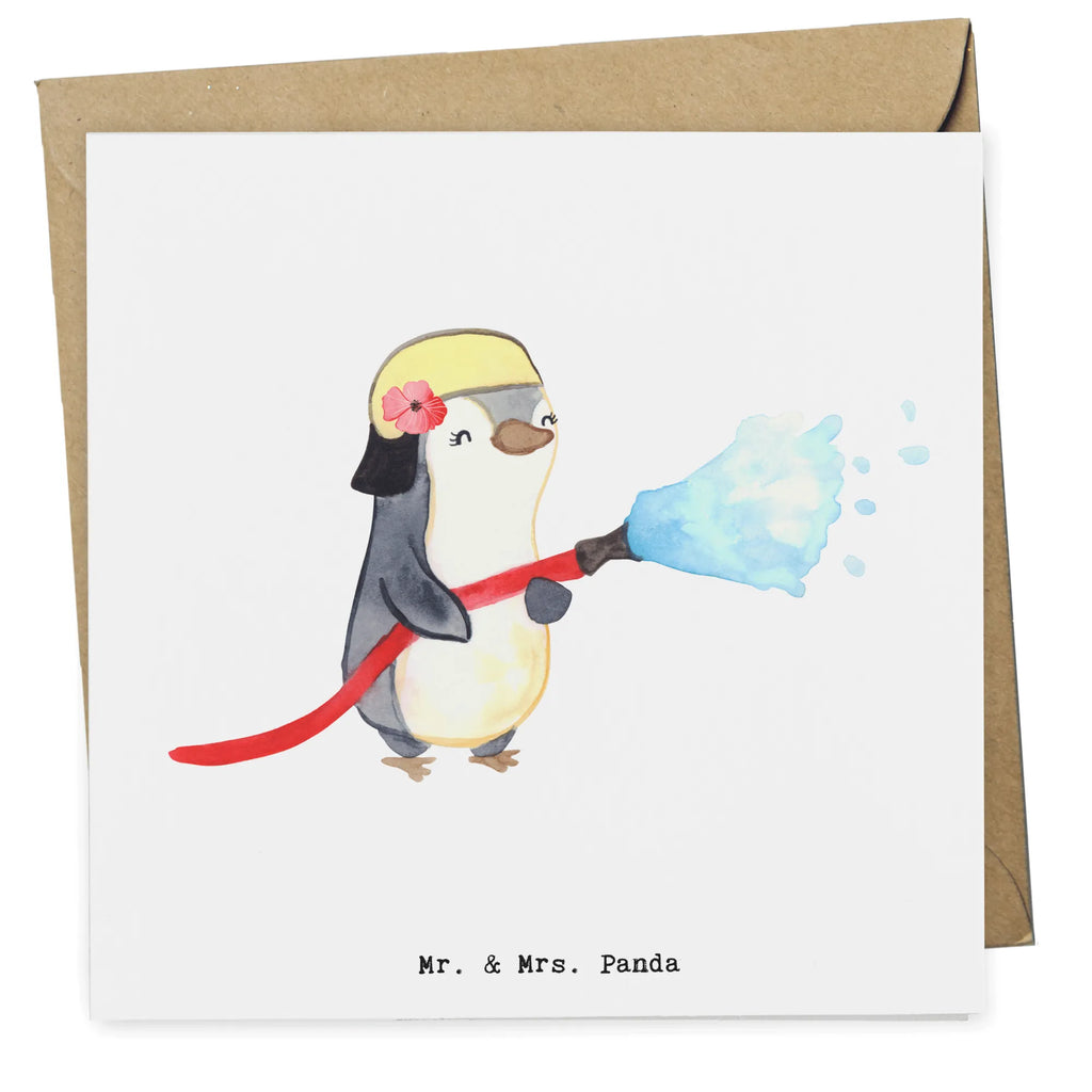 Deluxe Karte Feuerwehrfrau Herz Glückwunschkarte, Grußkarte, Geburtstagskarte, Hochwertige Grußkarte, Hochwertige Klappkarte, Hochzeitskarte, Einladungskarte, Klappkarte, Karte, Beruf, Ausbildung, Jubiläum, Abschied, Rente, Kollege, Kollegin, Geschenk, Schenken, Arbeitskollege, Mitarbeiter, Firma, Danke, Dankeschön, freiwillige Feuerwehr, Feuerwehr, Brandschutz, Feuerwehrhauptfrau, Feuerwehrfrau