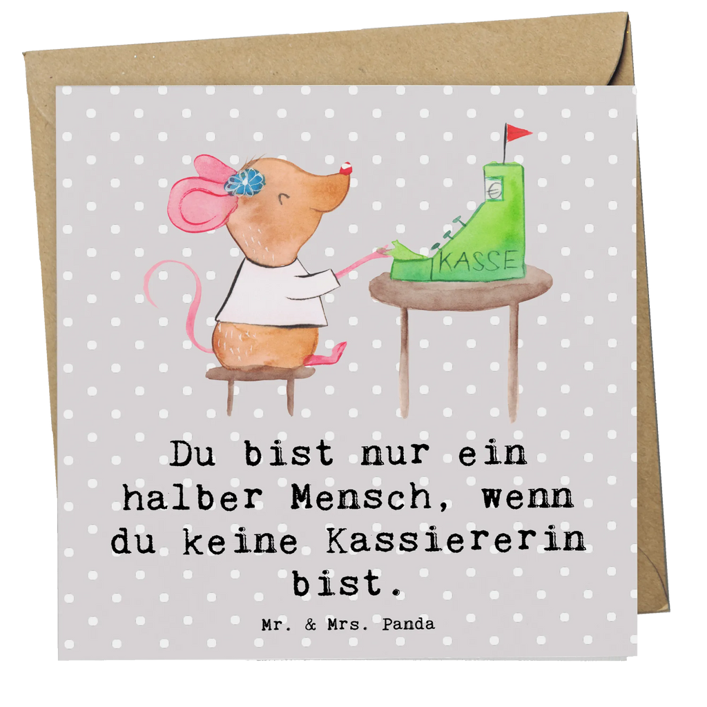 Deluxe Karte Kassiererin Herz Hochwertige Grußkarte, Hochwertige Klappkarte, Karte, Grußkarte, Geburtstagskarte, Glückwunschkarte, Hochzeitskarte, Klappkarte, Einladungskarte, Beruf, Ausbildung, Jubiläum, Abschied, Rente, Kollege, Kollegin, Geschenk, Schenken, Arbeitskollege, Mitarbeiter, Firma, Danke, Dankeschön, Mitarbeiterin Kasse, Kassiererin, Kassenwartin