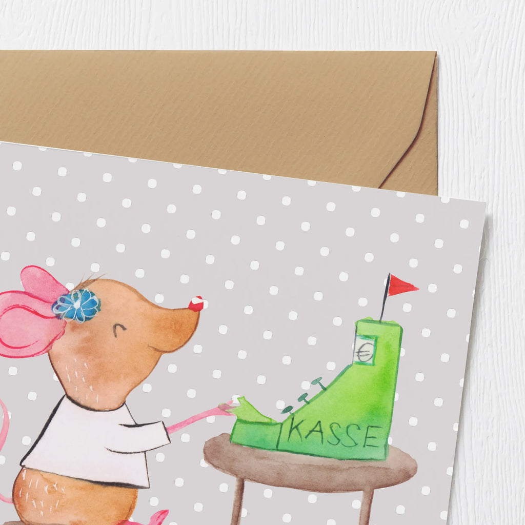 Deluxe Karte Kassiererin Herz Hochwertige Grußkarte, Hochwertige Klappkarte, Karte, Grußkarte, Geburtstagskarte, Glückwunschkarte, Hochzeitskarte, Klappkarte, Einladungskarte, Beruf, Ausbildung, Jubiläum, Abschied, Rente, Kollege, Kollegin, Geschenk, Schenken, Arbeitskollege, Mitarbeiter, Firma, Danke, Dankeschön, Mitarbeiterin Kasse, Kassiererin, Kassenwartin