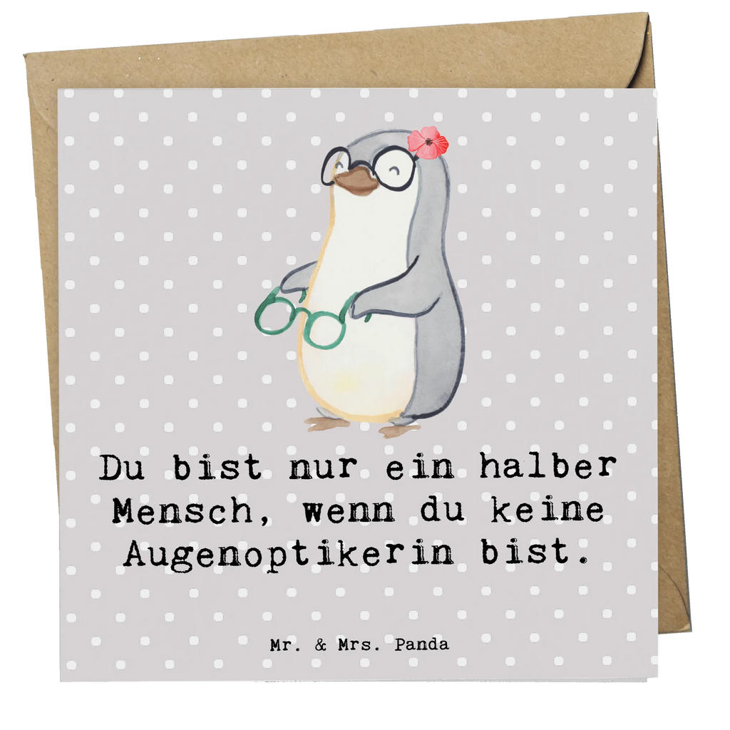 Deluxe Karte Augenoptikerin Herz Einladungskarte, Glückwunschkarte, Geburtstagskarte, Hochwertige Klappkarte, Klappkarte, Hochzeitskarte, Karte, Grußkarte, Hochwertige Grußkarte, Beruf, Ausbildung, Jubiläum, Abschied, Rente, Kollege, Kollegin, Geschenk, Schenken, Arbeitskollege, Mitarbeiter, Firma, Danke, Dankeschön, Augenärztin, Brillenverkäuferin, Optometristin, Brillengeschäft, Augenoptikerin, Optikerin, Eröffnung