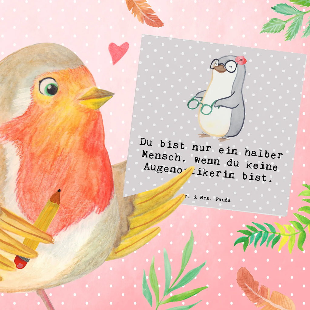 Deluxe Karte Augenoptikerin Herz Einladungskarte, Glückwunschkarte, Geburtstagskarte, Hochwertige Klappkarte, Klappkarte, Hochzeitskarte, Karte, Grußkarte, Hochwertige Grußkarte, Beruf, Ausbildung, Jubiläum, Abschied, Rente, Kollege, Kollegin, Geschenk, Schenken, Arbeitskollege, Mitarbeiter, Firma, Danke, Dankeschön, Augenärztin, Brillenverkäuferin, Optometristin, Brillengeschäft, Augenoptikerin, Optikerin, Eröffnung