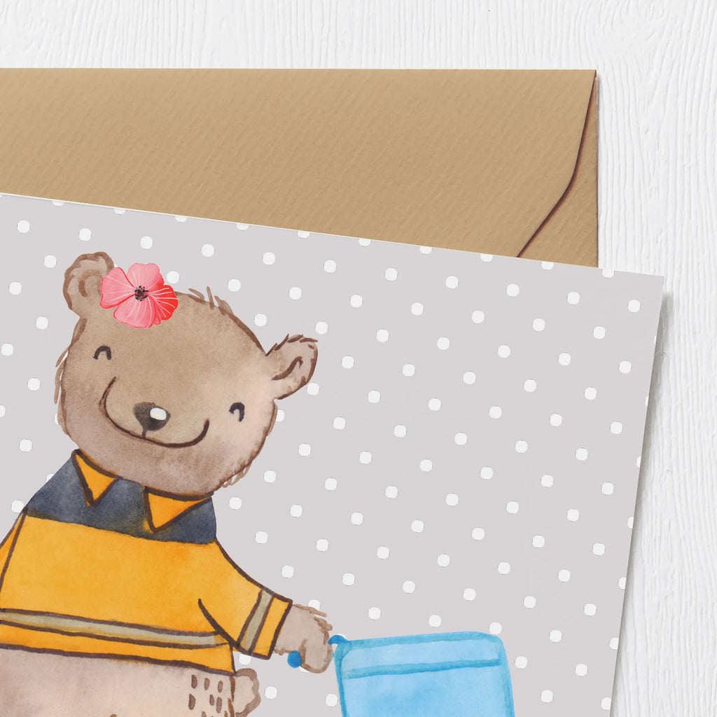 Deluxe Karte Müllwerkerin Herz Geburtstagskarte, Glückwunschkarte, Hochzeitskarte, Hochwertige Grußkarte, Hochwertige Klappkarte, Karte, Einladungskarte, Grußkarte, Klappkarte, Beruf, Ausbildung, Jubiläum, Abschied, Rente, Kollege, Kollegin, Geschenk, Schenken, Arbeitskollege, Mitarbeiter, Firma, Danke, Dankeschön, Müllentsorgerin, Kehrichtfrau, Müllfahreriin, Müllwerkerin, Müllfrau, Fachkraft Kreislauf- und Abfallwirtschaft