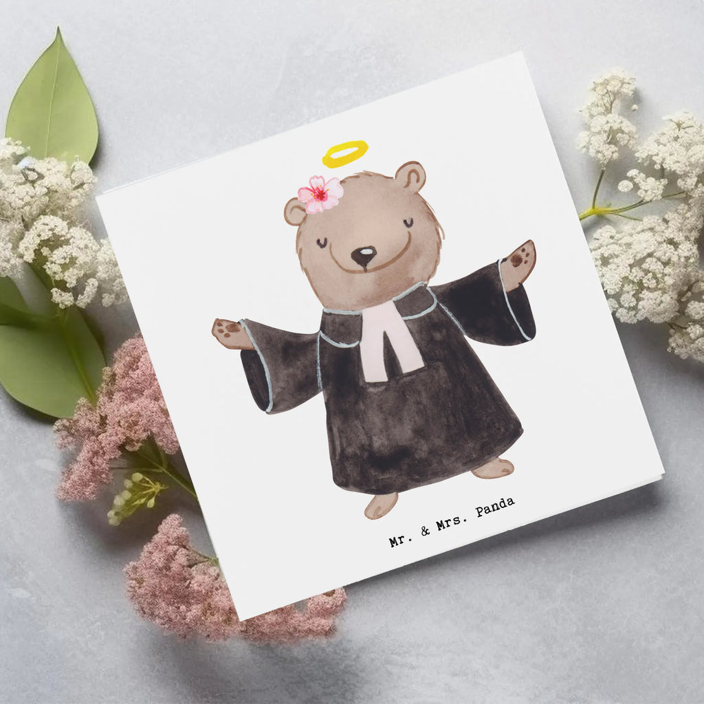 Deluxe Karte Pastorin Herz Hochzeitskarte, Grußkarte, Geburtstagskarte, Hochwertige Grußkarte, Karte, Klappkarte, Hochwertige Klappkarte, Einladungskarte, Glückwunschkarte, Beruf, Ausbildung, Jubiläum, Abschied, Rente, Kollege, Kollegin, Geschenk, Schenken, Arbeitskollege, Mitarbeiter, Firma, Danke, Dankeschön, Theologin, Dienerin Gottes<br />Geistliche, Pastorin, Kirche, Pfarrerin, Predigerin<br />Priesterin