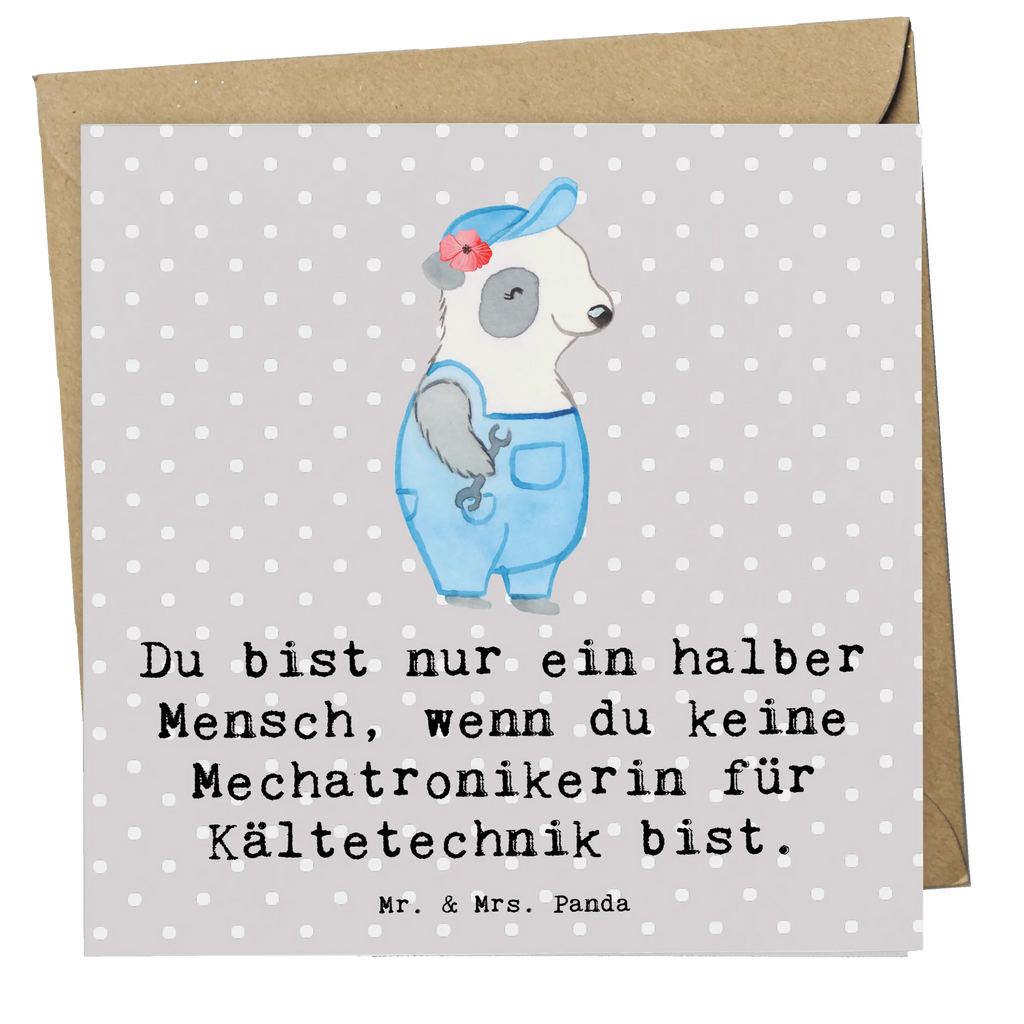 Deluxe Card Refrigeration Mechatronics Technician Heart Grußkarte, Glückwunschkarte, Geburtstagskarte, Karte, Klappkarte, Hochzeitskarte, Einladungskarte, Hochwertige Klappkarte, Hochwertige Grußkarte, Beruf, Ausbildung, Jubiläum, Abschied, Rente, Kollege, Kollegin, Geschenk, Schenken, Arbeitskollege, Mitarbeiter, Firma, Danke, Dankeschön, Mechatronikerin für Kältetechnik, Gesellenprüfung