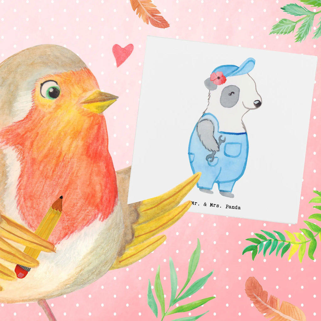 Deluxe Card Refrigeration Mechatronics Technician Heart Grußkarte, Glückwunschkarte, Geburtstagskarte, Karte, Klappkarte, Hochzeitskarte, Einladungskarte, Hochwertige Klappkarte, Hochwertige Grußkarte, Beruf, Ausbildung, Jubiläum, Abschied, Rente, Kollege, Kollegin, Geschenk, Schenken, Arbeitskollege, Mitarbeiter, Firma, Danke, Dankeschön, Mechatronikerin für Kältetechnik, Gesellenprüfung