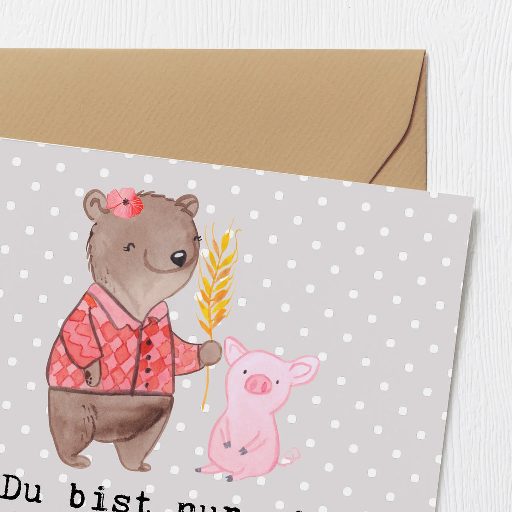 Deluxe Karte Bäuerin Herz Hochwertige Grußkarte, Hochzeitskarte, Geburtstagskarte, Karte, Glückwunschkarte, Grußkarte, Hochwertige Klappkarte, Klappkarte, Einladungskarte, Beruf, Ausbildung, Jubiläum, Abschied, Rente, Kollege, Kollegin, Geschenk, Schenken, Arbeitskollege, Mitarbeiter, Firma, Danke, Dankeschön, Bauernhof, Farmerin, Agronomin, Bäuerin, Tierwirtin, Landwirtin