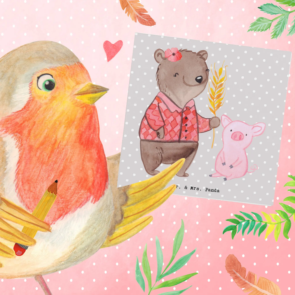 Deluxe Karte Bäuerin Herz Hochwertige Grußkarte, Hochzeitskarte, Geburtstagskarte, Karte, Glückwunschkarte, Grußkarte, Hochwertige Klappkarte, Klappkarte, Einladungskarte, Beruf, Ausbildung, Jubiläum, Abschied, Rente, Kollege, Kollegin, Geschenk, Schenken, Arbeitskollege, Mitarbeiter, Firma, Danke, Dankeschön, Bauernhof, Farmerin, Agronomin, Bäuerin, Tierwirtin, Landwirtin