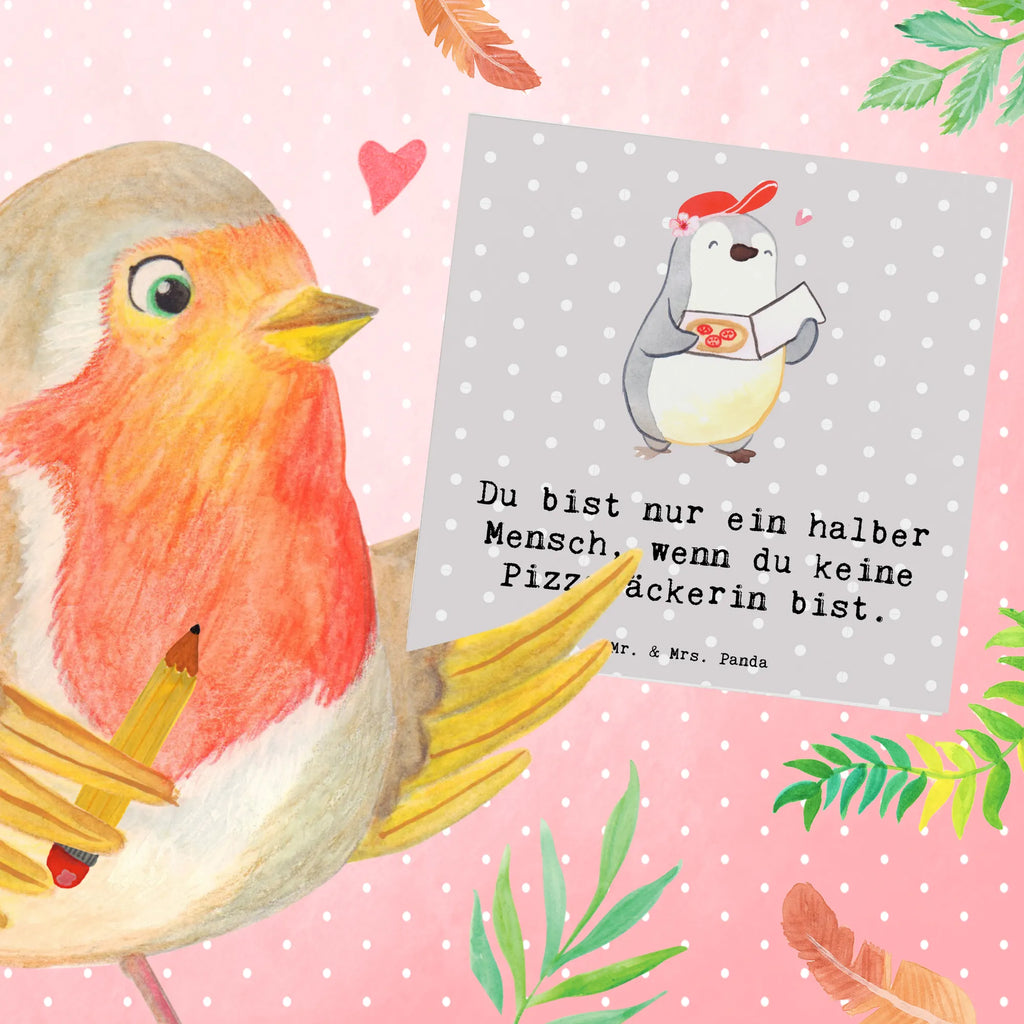 Deluxe Karte Pizzabäckerin Herz Einladungskarte, Klappkarte, Hochwertige Grußkarte, Glückwunschkarte, Karte, Hochwertige Klappkarte, Geburtstagskarte, Grußkarte, Hochzeitskarte, Beruf, Ausbildung, Jubiläum, Abschied, Rente, Kollege, Kollegin, Geschenk, Schenken, Arbeitskollege, Mitarbeiter, Firma, Danke, Dankeschön, Pizzabäckerin, Lieferbringdienst, Pizzabotin, Pizzabringdienst, Lieferdienstmitarbeiterin