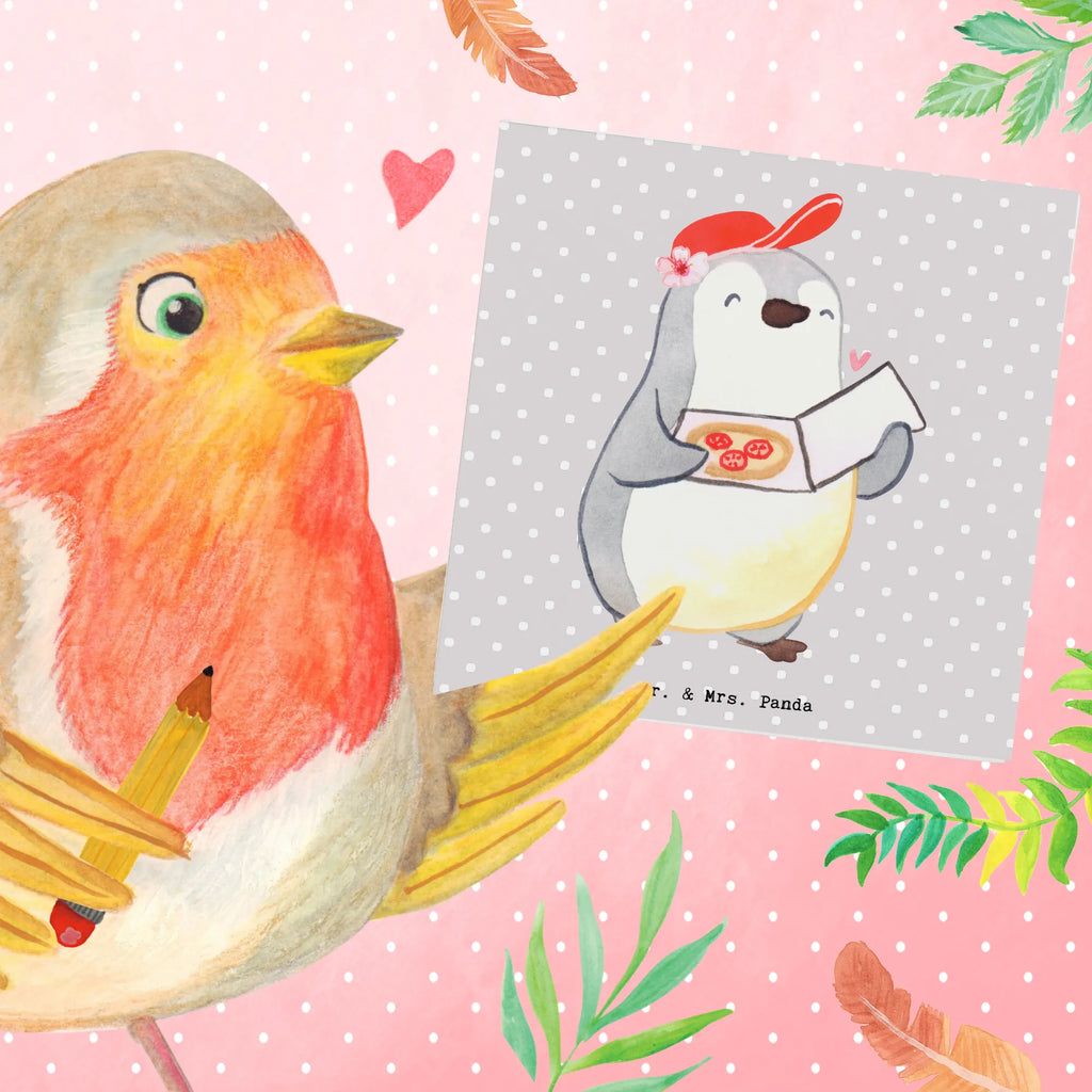 Deluxe Karte Pizzabäckerin Herz Einladungskarte, Klappkarte, Hochwertige Grußkarte, Glückwunschkarte, Karte, Hochwertige Klappkarte, Geburtstagskarte, Grußkarte, Hochzeitskarte, Beruf, Ausbildung, Jubiläum, Abschied, Rente, Kollege, Kollegin, Geschenk, Schenken, Arbeitskollege, Mitarbeiter, Firma, Danke, Dankeschön, Pizzabäckerin, Lieferbringdienst, Pizzabotin, Pizzabringdienst, Lieferdienstmitarbeiterin