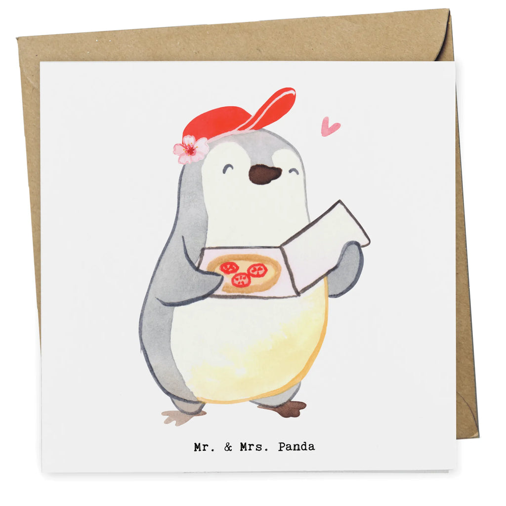 Deluxe Karte Pizzabäckerin Herz Einladungskarte, Klappkarte, Hochwertige Grußkarte, Glückwunschkarte, Karte, Hochwertige Klappkarte, Geburtstagskarte, Grußkarte, Hochzeitskarte, Beruf, Ausbildung, Jubiläum, Abschied, Rente, Kollege, Kollegin, Geschenk, Schenken, Arbeitskollege, Mitarbeiter, Firma, Danke, Dankeschön, Pizzabäckerin, Lieferbringdienst, Pizzabotin, Pizzabringdienst, Lieferdienstmitarbeiterin