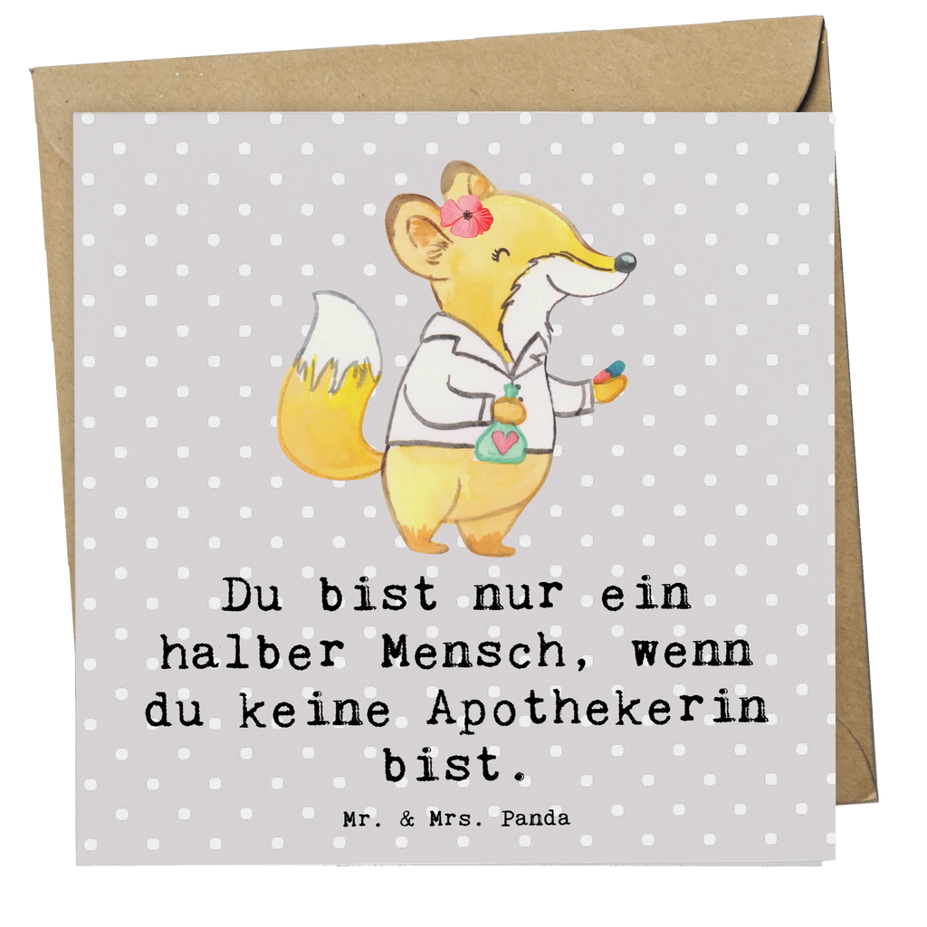 Deluxe Karte Apothekerin Herz Hochwertige Grußkarte, Geburtstagskarte, Klappkarte, Karte, Hochzeitskarte, Glückwunschkarte, Hochwertige Klappkarte, Einladungskarte, Grußkarte, Beruf, Ausbildung, Jubiläum, Abschied, Rente, Kollege, Kollegin, Geschenk, Schenken, Arbeitskollege, Mitarbeiter, Firma, Danke, Dankeschön, Staatsexamen, Approbation, Pharmazie, Eröffnung Apotheke, Apothekerin