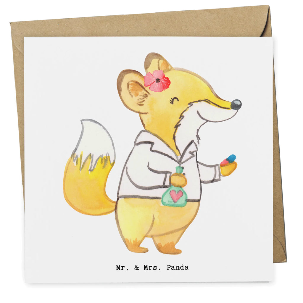 Deluxe Karte Apothekerin Herz Hochwertige Grußkarte, Geburtstagskarte, Klappkarte, Karte, Hochzeitskarte, Glückwunschkarte, Hochwertige Klappkarte, Einladungskarte, Grußkarte, Beruf, Ausbildung, Jubiläum, Abschied, Rente, Kollege, Kollegin, Geschenk, Schenken, Arbeitskollege, Mitarbeiter, Firma, Danke, Dankeschön, Staatsexamen, Approbation, Pharmazie, Eröffnung Apotheke, Apothekerin