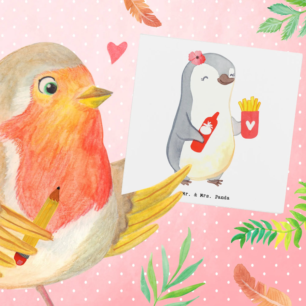 Deluxe Karte Imbissverkäuferin Herz Geburtstagskarte, Hochzeitskarte, Grußkarte, Hochwertige Klappkarte, Hochwertige Grußkarte, Einladungskarte, Karte, Glückwunschkarte, Klappkarte, Beruf, Ausbildung, Jubiläum, Abschied, Rente, Kollege, Kollegin, Geschenk, Schenken, Arbeitskollege, Mitarbeiter, Firma, Danke, Dankeschön, Pommesverkäuferin, Imibissverkäuferin, Imbissbesitzerin