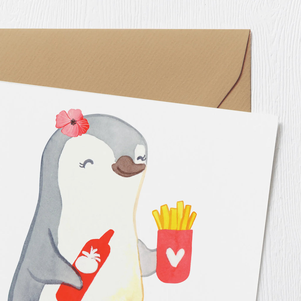 Deluxe Karte Imbissverkäuferin Herz Geburtstagskarte, Hochzeitskarte, Grußkarte, Hochwertige Klappkarte, Hochwertige Grußkarte, Einladungskarte, Karte, Glückwunschkarte, Klappkarte, Beruf, Ausbildung, Jubiläum, Abschied, Rente, Kollege, Kollegin, Geschenk, Schenken, Arbeitskollege, Mitarbeiter, Firma, Danke, Dankeschön, Pommesverkäuferin, Imibissverkäuferin, Imbissbesitzerin