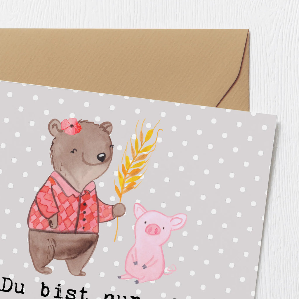 Deluxe Karte Landwirtin Herz Klappkarte, Hochwertige Grußkarte, Geburtstagskarte, Hochwertige Klappkarte, Grußkarte, Karte, Glückwunschkarte, Einladungskarte, Hochzeitskarte, Beruf, Ausbildung, Jubiläum, Abschied, Rente, Kollege, Kollegin, Geschenk, Schenken, Arbeitskollege, Mitarbeiter, Firma, Danke, Dankeschön, Bäuerin, Landwirtin, Bauernhof, Farmerin, Tierwirtin, Agronomin