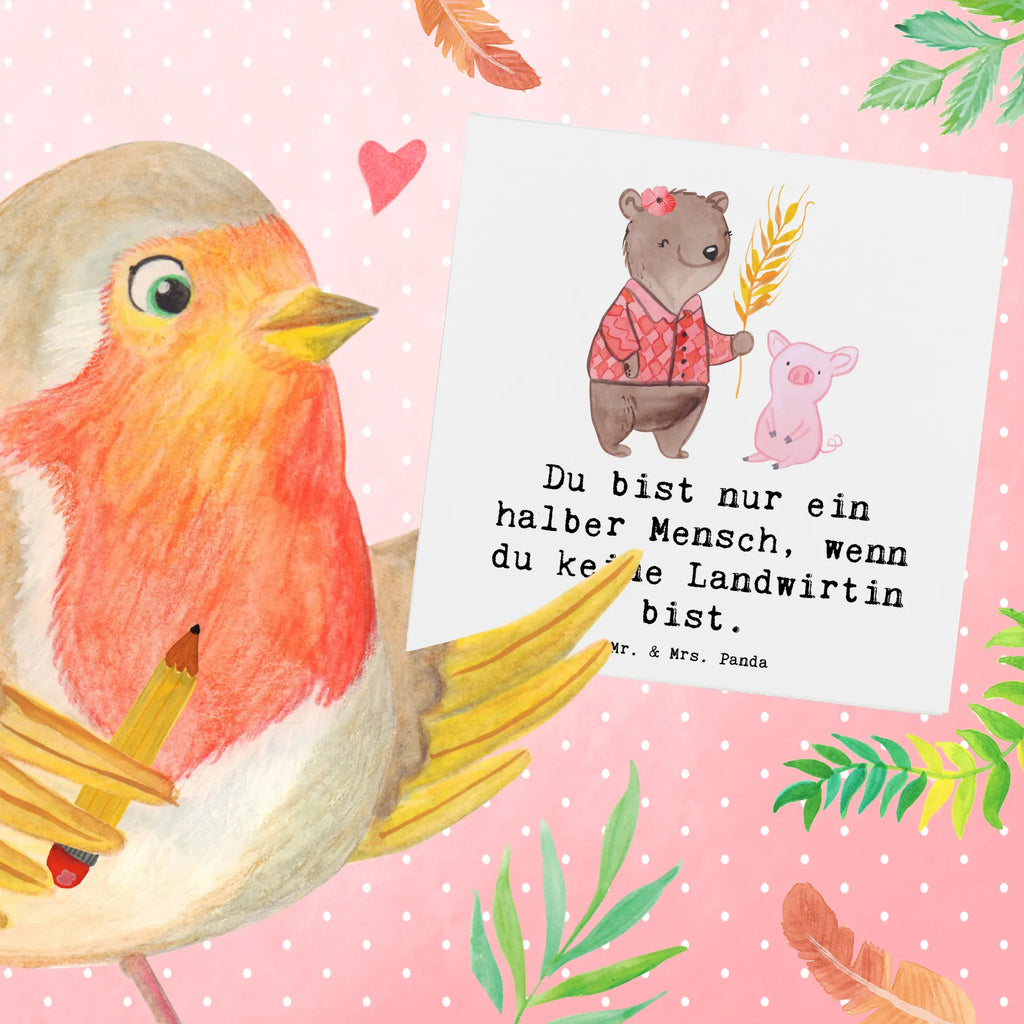 Deluxe Karte Landwirtin Herz Klappkarte, Hochwertige Grußkarte, Geburtstagskarte, Hochwertige Klappkarte, Grußkarte, Karte, Glückwunschkarte, Einladungskarte, Hochzeitskarte, Beruf, Ausbildung, Jubiläum, Abschied, Rente, Kollege, Kollegin, Geschenk, Schenken, Arbeitskollege, Mitarbeiter, Firma, Danke, Dankeschön, Bäuerin, Landwirtin, Bauernhof, Farmerin, Tierwirtin, Agronomin