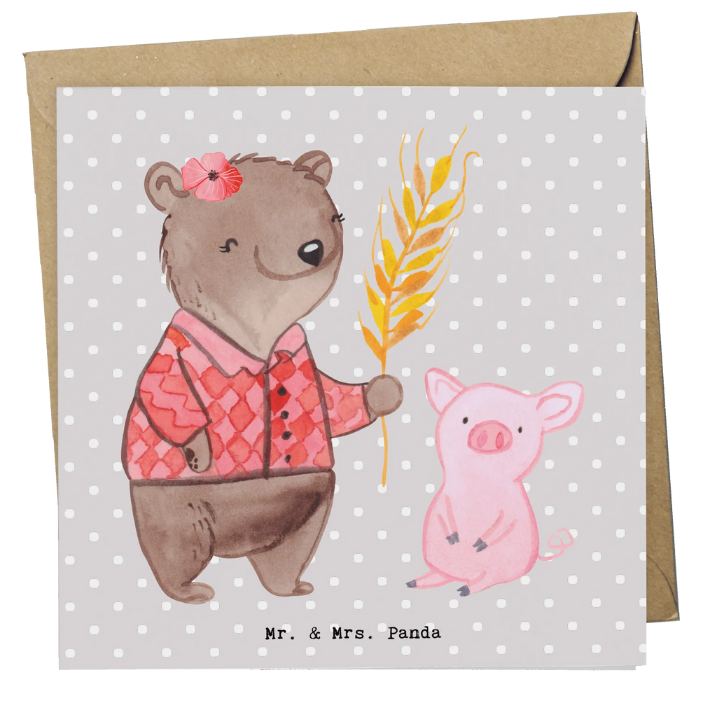 Deluxe Karte Landwirtin Herz Klappkarte, Hochwertige Grußkarte, Geburtstagskarte, Hochwertige Klappkarte, Grußkarte, Karte, Glückwunschkarte, Einladungskarte, Hochzeitskarte, Beruf, Ausbildung, Jubiläum, Abschied, Rente, Kollege, Kollegin, Geschenk, Schenken, Arbeitskollege, Mitarbeiter, Firma, Danke, Dankeschön, Bäuerin, Landwirtin, Bauernhof, Farmerin, Tierwirtin, Agronomin