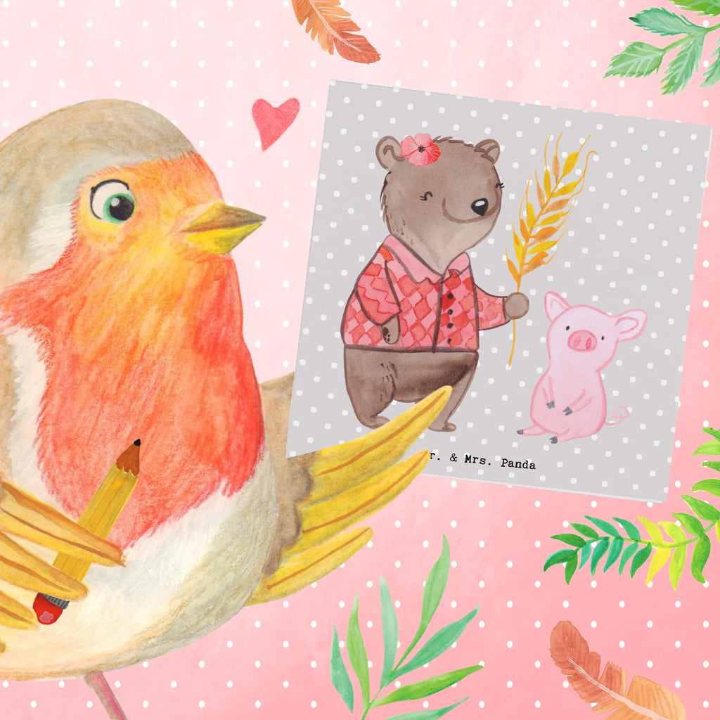 Deluxe Karte Landwirtin Herz Klappkarte, Hochwertige Grußkarte, Geburtstagskarte, Hochwertige Klappkarte, Grußkarte, Karte, Glückwunschkarte, Einladungskarte, Hochzeitskarte, Beruf, Ausbildung, Jubiläum, Abschied, Rente, Kollege, Kollegin, Geschenk, Schenken, Arbeitskollege, Mitarbeiter, Firma, Danke, Dankeschön, Bäuerin, Landwirtin, Bauernhof, Farmerin, Tierwirtin, Agronomin