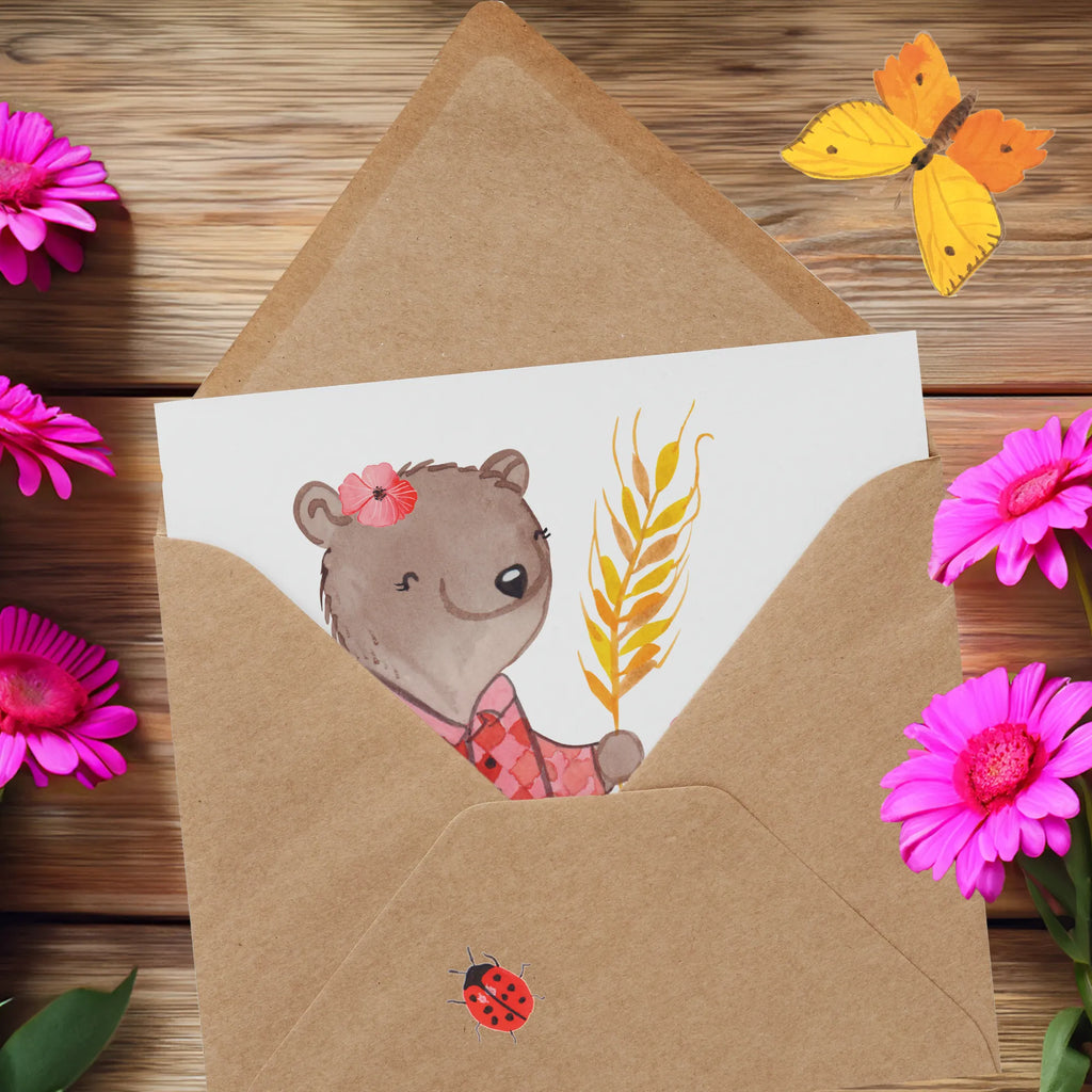 Deluxe Karte Landwirtin Herz Klappkarte, Hochwertige Grußkarte, Geburtstagskarte, Hochwertige Klappkarte, Grußkarte, Karte, Glückwunschkarte, Einladungskarte, Hochzeitskarte, Beruf, Ausbildung, Jubiläum, Abschied, Rente, Kollege, Kollegin, Geschenk, Schenken, Arbeitskollege, Mitarbeiter, Firma, Danke, Dankeschön, Bäuerin, Landwirtin, Bauernhof, Farmerin, Tierwirtin, Agronomin