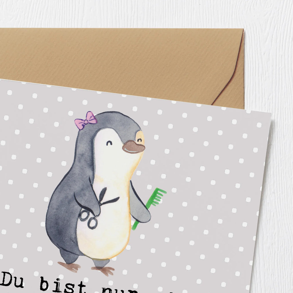 Deluxe Karte Friseurin Herz Karte, Einladungskarte, Glückwunschkarte, Geburtstagskarte, Hochwertige Grußkarte, Klappkarte, Hochzeitskarte, Grußkarte, Hochwertige Klappkarte, Beruf, Ausbildung, Jubiläum, Abschied, Rente, Kollege, Kollegin, Geschenk, Schenken, Arbeitskollege, Mitarbeiter, Firma, Danke, Dankeschön, Friseursalon, Haarstylistin, Frisörbesuch, Frisörin, Eröffnung Friseur