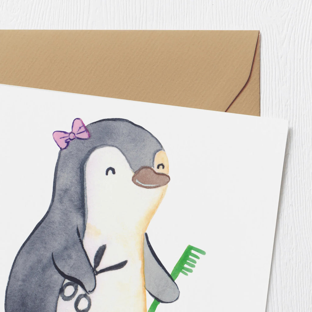 Deluxe Karte Friseurin Herz Karte, Einladungskarte, Glückwunschkarte, Geburtstagskarte, Hochwertige Grußkarte, Klappkarte, Hochzeitskarte, Grußkarte, Hochwertige Klappkarte, Beruf, Ausbildung, Jubiläum, Abschied, Rente, Kollege, Kollegin, Geschenk, Schenken, Arbeitskollege, Mitarbeiter, Firma, Danke, Dankeschön, Friseursalon, Haarstylistin, Frisörbesuch, Frisörin, Eröffnung Friseur