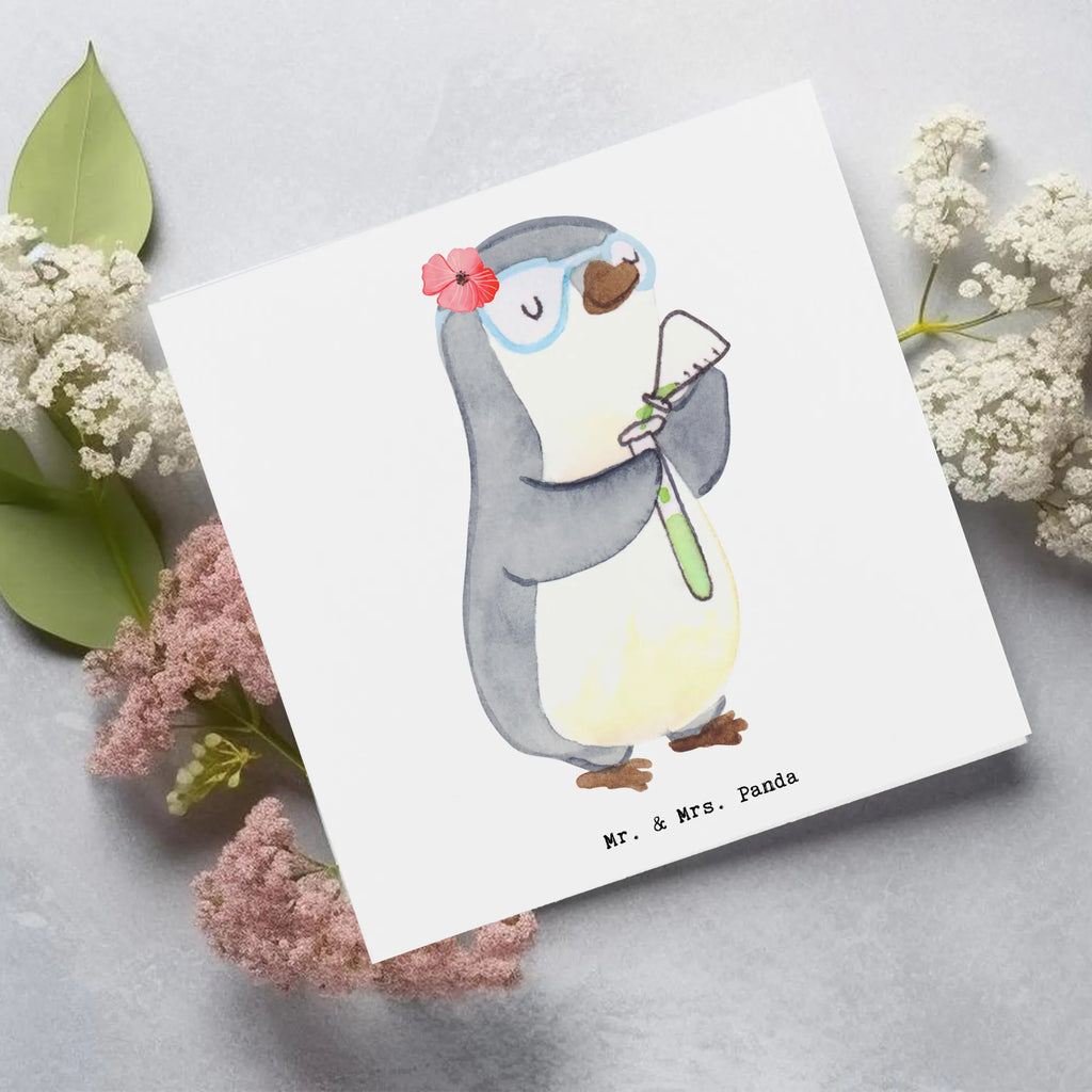 Deluxe Karte Chemikerin Herz Glückwunschkarte, Hochwertige Klappkarte, Hochwertige Grußkarte, Einladungskarte, Karte, Grußkarte, Geburtstagskarte, Hochzeitskarte, Klappkarte, Beruf, Ausbildung, Jubiläum, Abschied, Rente, Kollege, Kollegin, Geschenk, Schenken, Arbeitskollege, Mitarbeiter, Firma, Danke, Dankeschön, Naturwissenschaftlerin, Forschung, Labor, Chemikerin, Wissenschaftlerin, Studium, Chemielaborantin