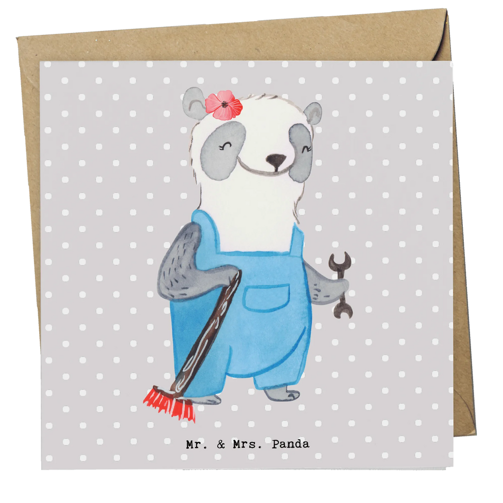 Deluxe Karte Hausmeisterin Herz Geburtstagskarte, Hochwertige Klappkarte, Grußkarte, Einladungskarte, Karte, Hochwertige Grußkarte, Glückwunschkarte, Klappkarte, Hochzeitskarte, Beruf, Ausbildung, Jubiläum, Abschied, Rente, Kollege, Kollegin, Geschenk, Schenken, Arbeitskollege, Mitarbeiter, Firma, Danke, Dankeschön, Facility Manager, Concierge, Hausmeisterin, Hausverwalterin