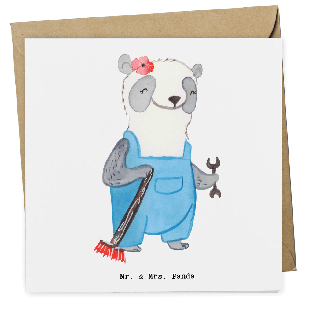 Deluxe Karte Hausmeisterin Herz Geburtstagskarte, Hochwertige Klappkarte, Grußkarte, Einladungskarte, Karte, Hochwertige Grußkarte, Glückwunschkarte, Klappkarte, Hochzeitskarte, Beruf, Ausbildung, Jubiläum, Abschied, Rente, Kollege, Kollegin, Geschenk, Schenken, Arbeitskollege, Mitarbeiter, Firma, Danke, Dankeschön, Facility Manager, Concierge, Hausmeisterin, Hausverwalterin