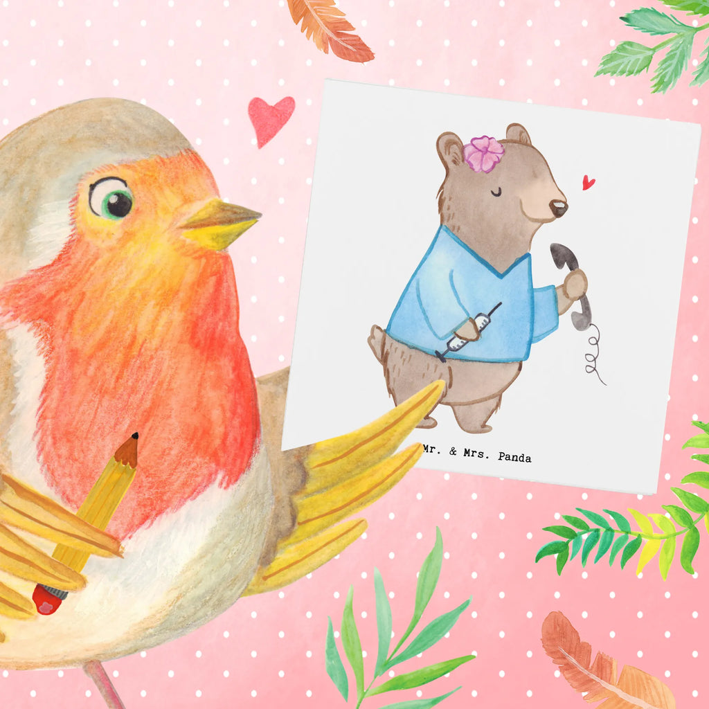 Deluxe Karte Arzthelferin Herz Karte, Hochwertige Klappkarte, Klappkarte, Hochzeitskarte, Grußkarte, Hochwertige Grußkarte, Einladungskarte, Geburtstagskarte, Glückwunschkarte, Beruf, Ausbildung, Jubiläum, Abschied, Rente, Kollege, Kollegin, Geschenk, Schenken, Arbeitskollege, Mitarbeiter, Firma, Danke, Dankeschön, Medizinische Fachangestellte, Arzthelferin