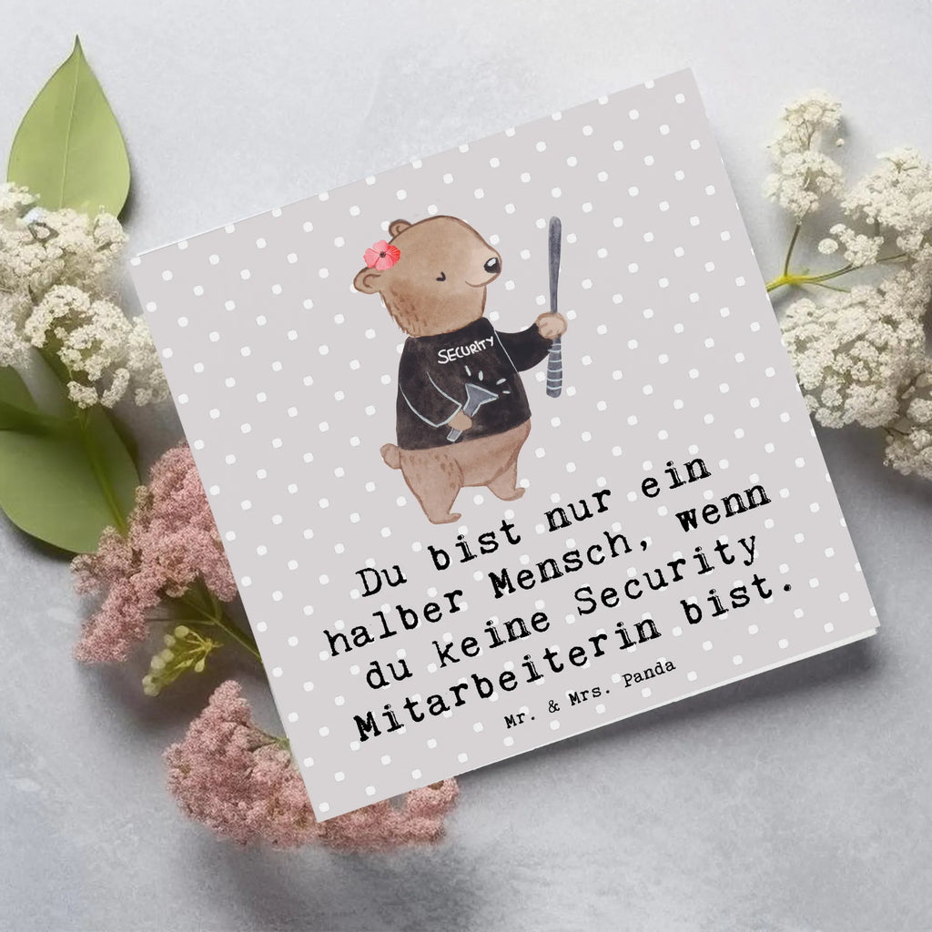 Deluxe Karte Security Mitarbeiterin Herz Grußkarte, Hochzeitskarte, Geburtstagskarte, Hochwertige Klappkarte, Einladungskarte, Karte, Hochwertige Grußkarte, Glückwunschkarte, Klappkarte, Beruf, Ausbildung, Jubiläum, Abschied, Rente, Kollege, Kollegin, Geschenk, Schenken, Arbeitskollege, Mitarbeiter, Firma, Danke, Dankeschön