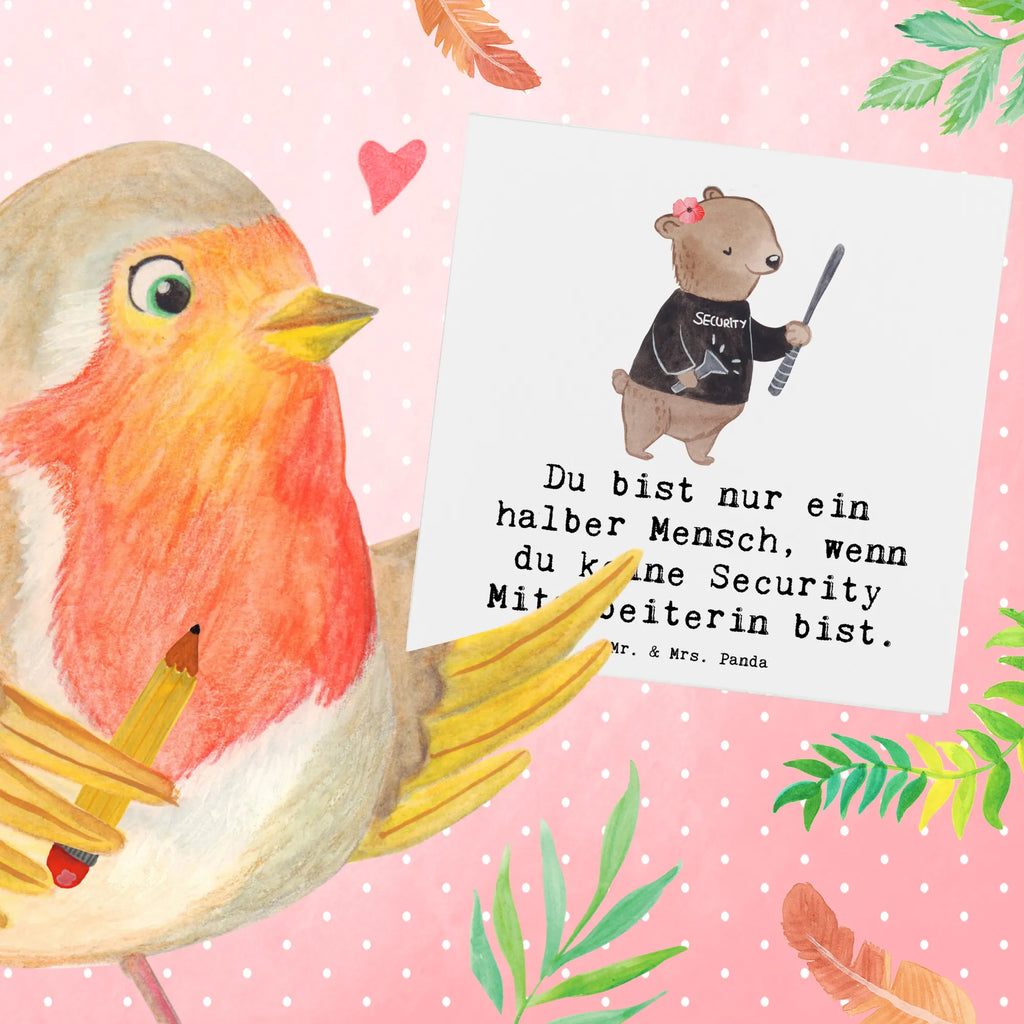 Deluxe Karte Security Mitarbeiterin Herz Grußkarte, Hochzeitskarte, Geburtstagskarte, Hochwertige Klappkarte, Einladungskarte, Karte, Hochwertige Grußkarte, Glückwunschkarte, Klappkarte, Beruf, Ausbildung, Jubiläum, Abschied, Rente, Kollege, Kollegin, Geschenk, Schenken, Arbeitskollege, Mitarbeiter, Firma, Danke, Dankeschön