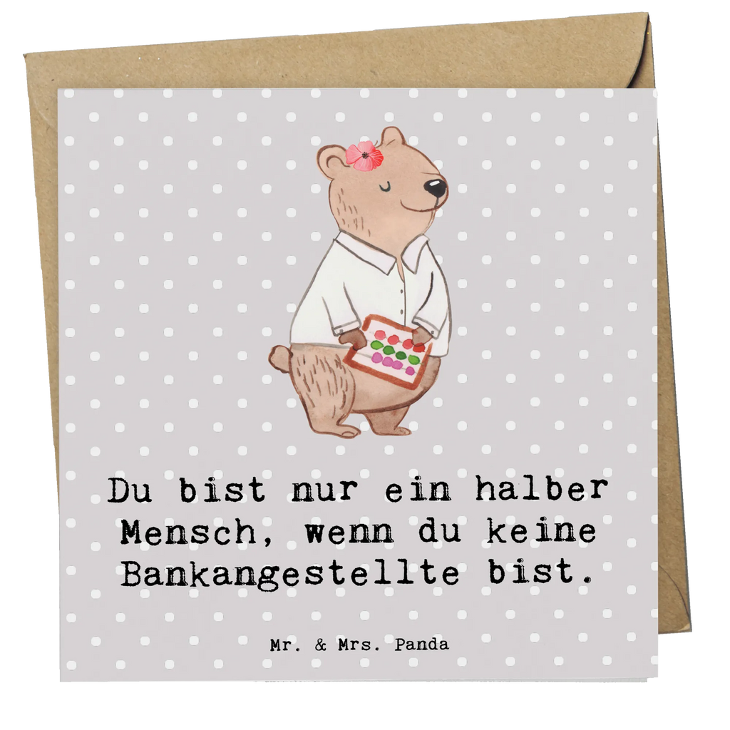 Deluxe Karte Bankangestellte Herz Karte, Geburtstagskarte, Glückwunschkarte, Klappkarte, Einladungskarte, Hochwertige Grußkarte, Hochwertige Klappkarte, Grußkarte, Hochzeitskarte, Beruf, Ausbildung, Jubiläum, Abschied, Rente, Kollege, Kollegin, Geschenk, Schenken, Arbeitskollege, Mitarbeiter, Firma, Danke, Dankeschön, Bankfachfrau, Bankberaterin, Bankangestellte, Bänkerin