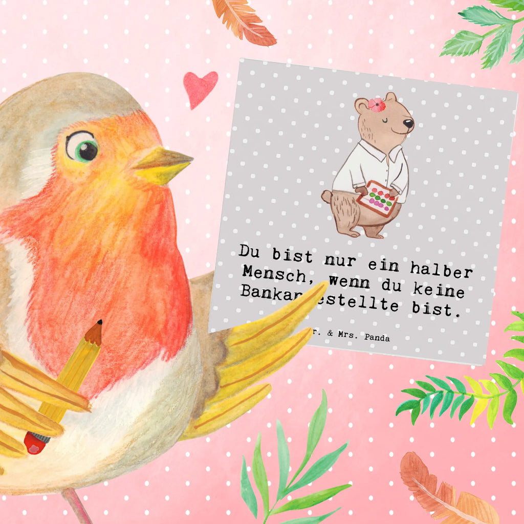 Deluxe Karte Bankangestellte Herz Karte, Geburtstagskarte, Glückwunschkarte, Klappkarte, Einladungskarte, Hochwertige Grußkarte, Hochwertige Klappkarte, Grußkarte, Hochzeitskarte, Beruf, Ausbildung, Jubiläum, Abschied, Rente, Kollege, Kollegin, Geschenk, Schenken, Arbeitskollege, Mitarbeiter, Firma, Danke, Dankeschön, Bankfachfrau, Bankberaterin, Bankangestellte, Bänkerin