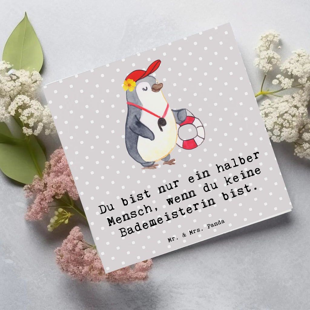 Deluxe Card Lifeguard heart Karte, Glückwunschkarte, Geburtstagskarte, Hochzeitskarte, Grußkarte, Klappkarte, Hochwertige Grußkarte, Hochwertige Klappkarte, Einladungskarte, Beruf, Ausbildung, Jubiläum, Abschied, Rente, Kollege, Kollegin, Geschenk, Schenken, Arbeitskollege, Mitarbeiter, Firma, Danke, Dankeschön, Badeanstalt, Schwimmschule, Freibad, Bademeisterin, Rettungsschwimmerin, Schwimmverein, Schwimmbad, Schwimmmeisterin