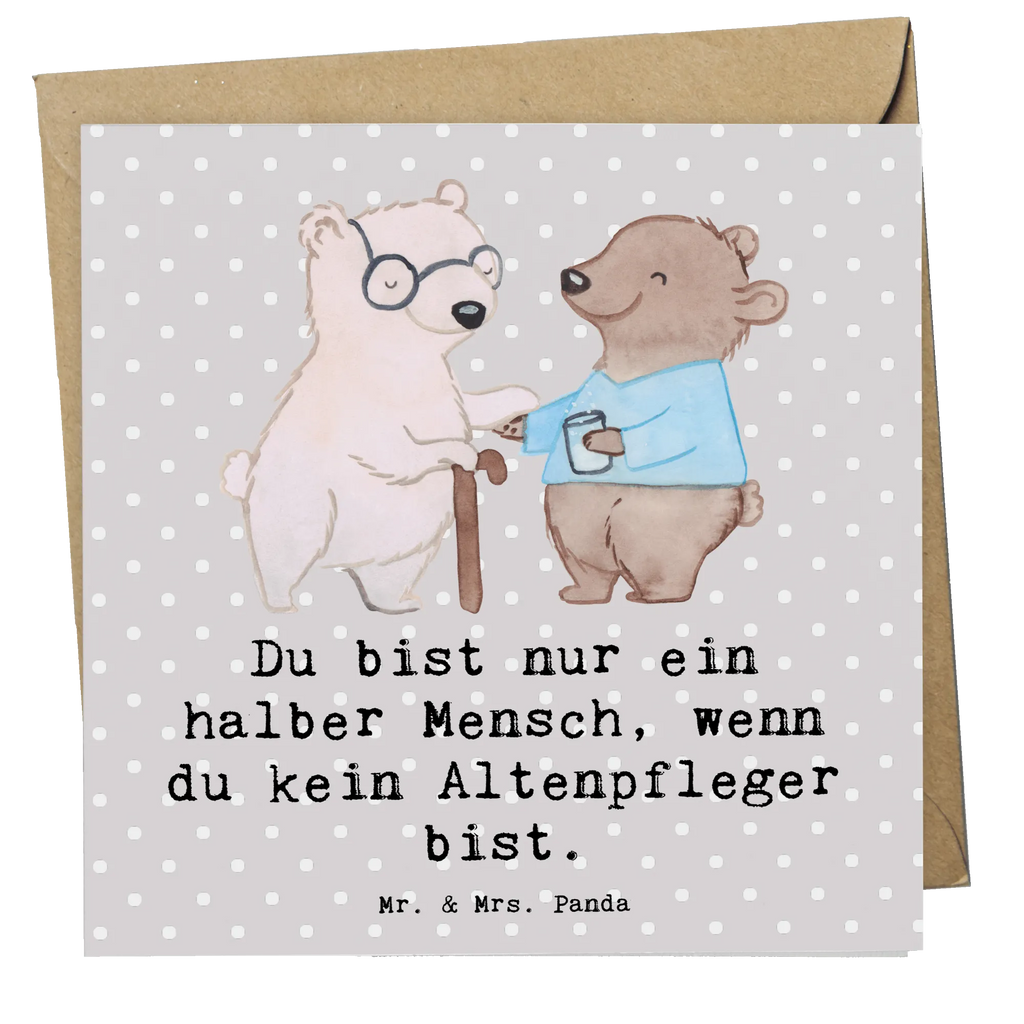 Deluxe Card Elderly Caregiver heart Klappkarte, Hochwertige Klappkarte, Einladungskarte, Geburtstagskarte, Grußkarte, Hochzeitskarte, Hochwertige Grußkarte, Karte, Glückwunschkarte, Beruf, Ausbildung, Jubiläum, Abschied, Rente, Kollege, Kollegin, Geschenk, Schenken, Arbeitskollege, Mitarbeiter, Firma, Danke, Dankeschön, Altenpfleger, Altenheim Eröffnung, Pfleger
