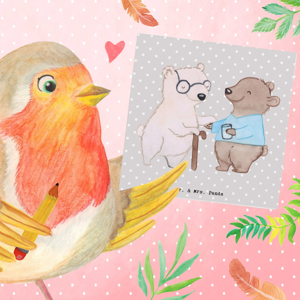 Deluxe Card Elderly Caregiver heart Klappkarte, Hochwertige Klappkarte, Einladungskarte, Geburtstagskarte, Grußkarte, Hochzeitskarte, Hochwertige Grußkarte, Karte, Glückwunschkarte, Beruf, Ausbildung, Jubiläum, Abschied, Rente, Kollege, Kollegin, Geschenk, Schenken, Arbeitskollege, Mitarbeiter, Firma, Danke, Dankeschön, Altenpfleger, Altenheim Eröffnung, Pfleger