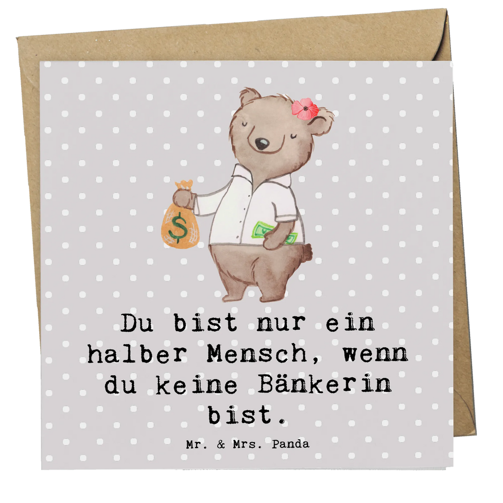 Deluxe Karte Bänkerin Herz Einladungskarte, Hochzeitskarte, Glückwunschkarte, Karte, Hochwertige Grußkarte, Geburtstagskarte, Hochwertige Klappkarte, Grußkarte, Klappkarte, Beruf, Ausbildung, Jubiläum, Abschied, Rente, Kollege, Kollegin, Geschenk, Schenken, Arbeitskollege, Mitarbeiter, Firma, Danke, Dankeschön, Bankfachfrau, Bankangestellte, Bankberaterin, Bänkerin