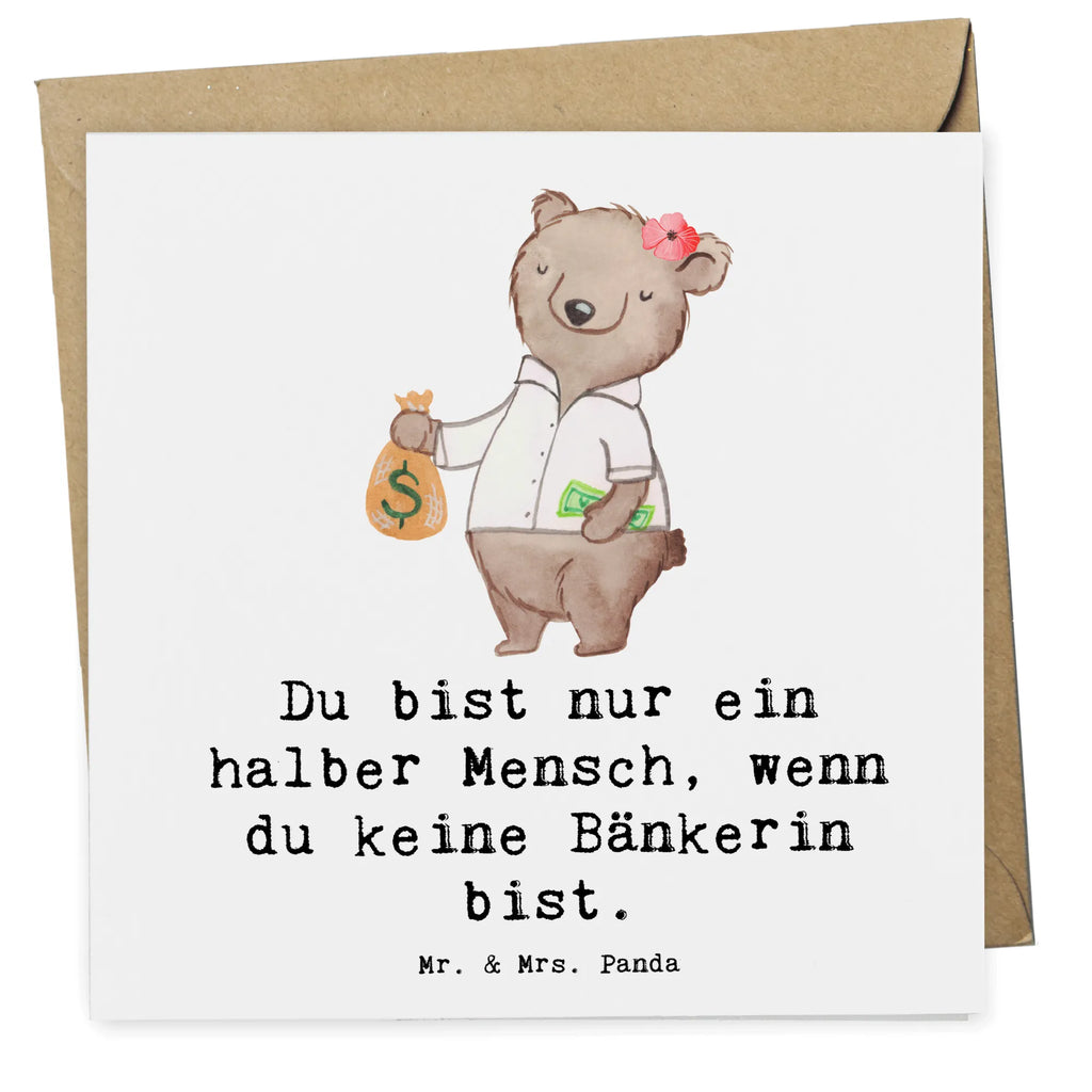 Deluxe Karte Bänkerin Herz Einladungskarte, Hochzeitskarte, Glückwunschkarte, Karte, Hochwertige Grußkarte, Geburtstagskarte, Hochwertige Klappkarte, Grußkarte, Klappkarte, Beruf, Ausbildung, Jubiläum, Abschied, Rente, Kollege, Kollegin, Geschenk, Schenken, Arbeitskollege, Mitarbeiter, Firma, Danke, Dankeschön, Bankfachfrau, Bankangestellte, Bankberaterin, Bänkerin