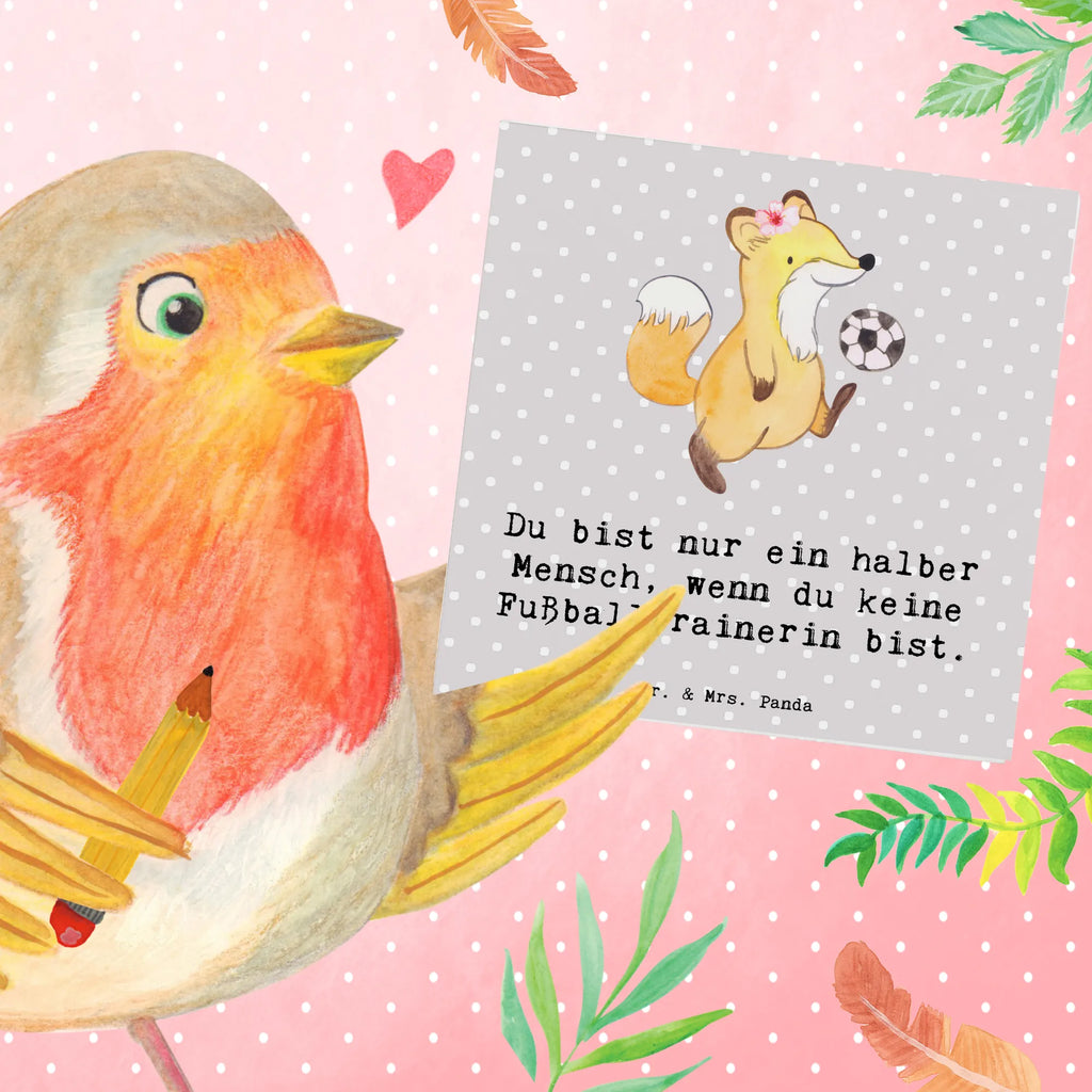 Deluxe Karte Fußballtrainerin Herz Grußkarte, Karte, Glückwunschkarte, Hochwertige Klappkarte, Klappkarte, Einladungskarte, Geburtstagskarte, Hochzeitskarte, Hochwertige Grußkarte, Beruf, Ausbildung, Jubiläum, Abschied, Rente, Kollege, Kollegin, Geschenk, Schenken, Arbeitskollege, Mitarbeiter, Firma, Danke, Dankeschön, Fußballspiel, Fußballtrainerin, Verein Fußball, Glücksbringer