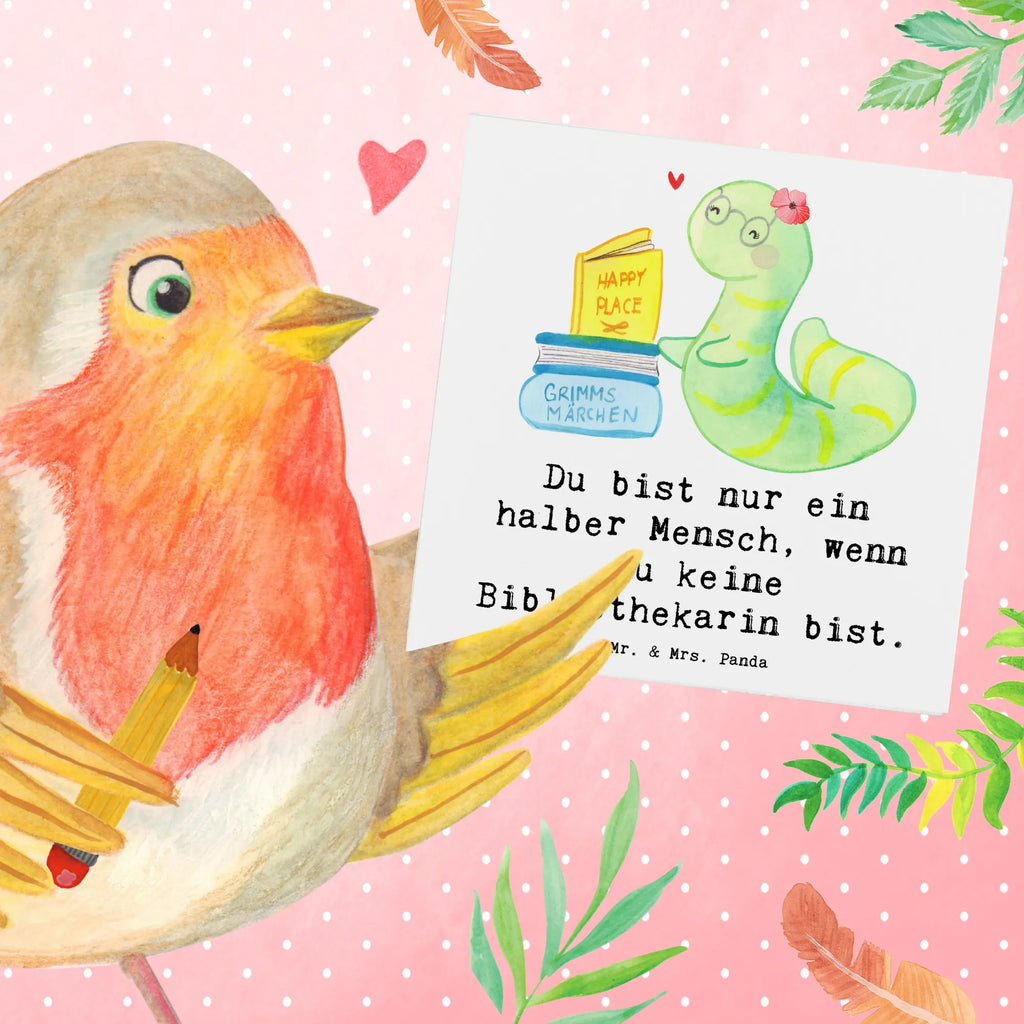 Deluxe Karte Bibliothekarin Herz Einladungskarte, Hochwertige Grußkarte, Karte, Geburtstagskarte, Hochwertige Klappkarte, Hochzeitskarte, Glückwunschkarte, Klappkarte, Grußkarte, Beruf, Ausbildung, Jubiläum, Abschied, Rente, Kollege, Kollegin, Geschenk, Schenken, Arbeitskollege, Mitarbeiter, Firma, Danke, Dankeschön, Leseratte, Bibliothek, Bücherwurm, Buchhandlung, Bücherliebe, Bibliothekarin