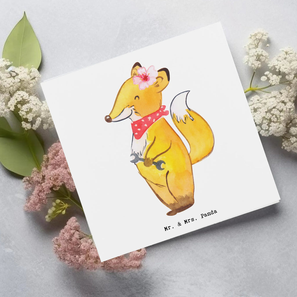 Deluxe Karte Kfz-Mechatronikerin Herz Grußkarte, Karte, Glückwunschkarte, Einladungskarte, Klappkarte, Hochzeitskarte, Geburtstagskarte, Hochwertige Grußkarte, Hochwertige Klappkarte, Beruf, Ausbildung, Jubiläum, Abschied, Rente, Kollege, Kollegin, Geschenk, Schenken, Arbeitskollege, Mitarbeiter, Firma, Danke, Dankeschön, Kraftfahrzeugmechanikerin, Meisterin, Gesellenprüfung, Kfz-Mechatronikerin