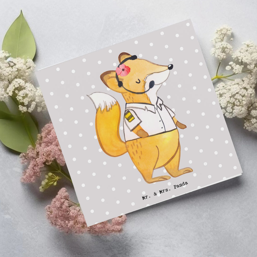 Deluxe Karte Pilotin Herz Geburtstagskarte, Karte, Hochwertige Klappkarte, Grußkarte, Klappkarte, Einladungskarte, Hochzeitskarte, Glückwunschkarte, Hochwertige Grußkarte, Beruf, Ausbildung, Jubiläum, Abschied, Rente, Kollege, Kollegin, Geschenk, Schenken, Arbeitskollege, Mitarbeiter, Firma, Danke, Dankeschön, Cockpit, Flugkapitänin, Flugzeug, Pilotin