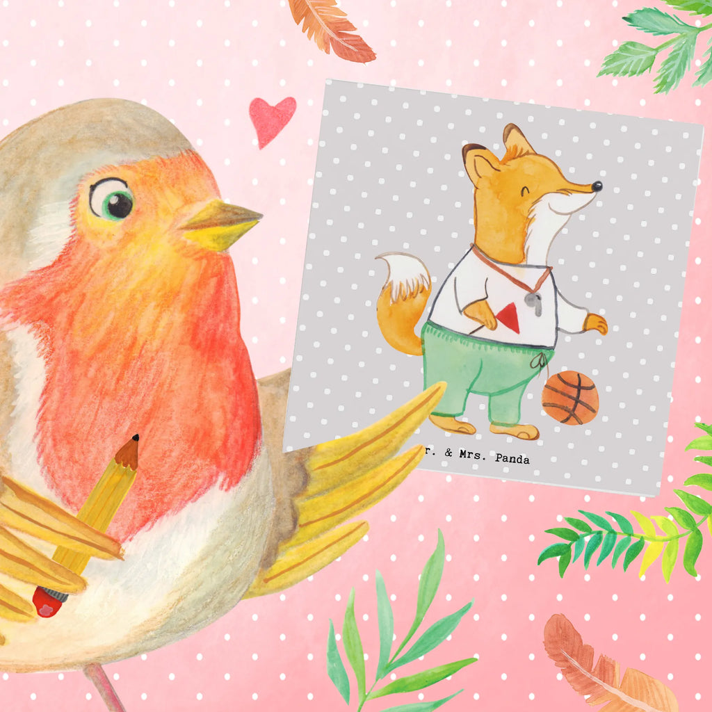 Deluxe Karte Basketballtrainer Herz Einladungskarte, Klappkarte, Karte, Geburtstagskarte, Hochwertige Klappkarte, Grußkarte, Hochwertige Grußkarte, Hochzeitskarte, Glückwunschkarte, Beruf, Ausbildung, Jubiläum, Abschied, Rente, Kollege, Kollegin, Geschenk, Schenken, Arbeitskollege, Mitarbeiter, Firma, Danke, Dankeschön, Basketball, Basketballcoach, Verein, Basketballtrainer, Basketballer, Ballsport, Sport