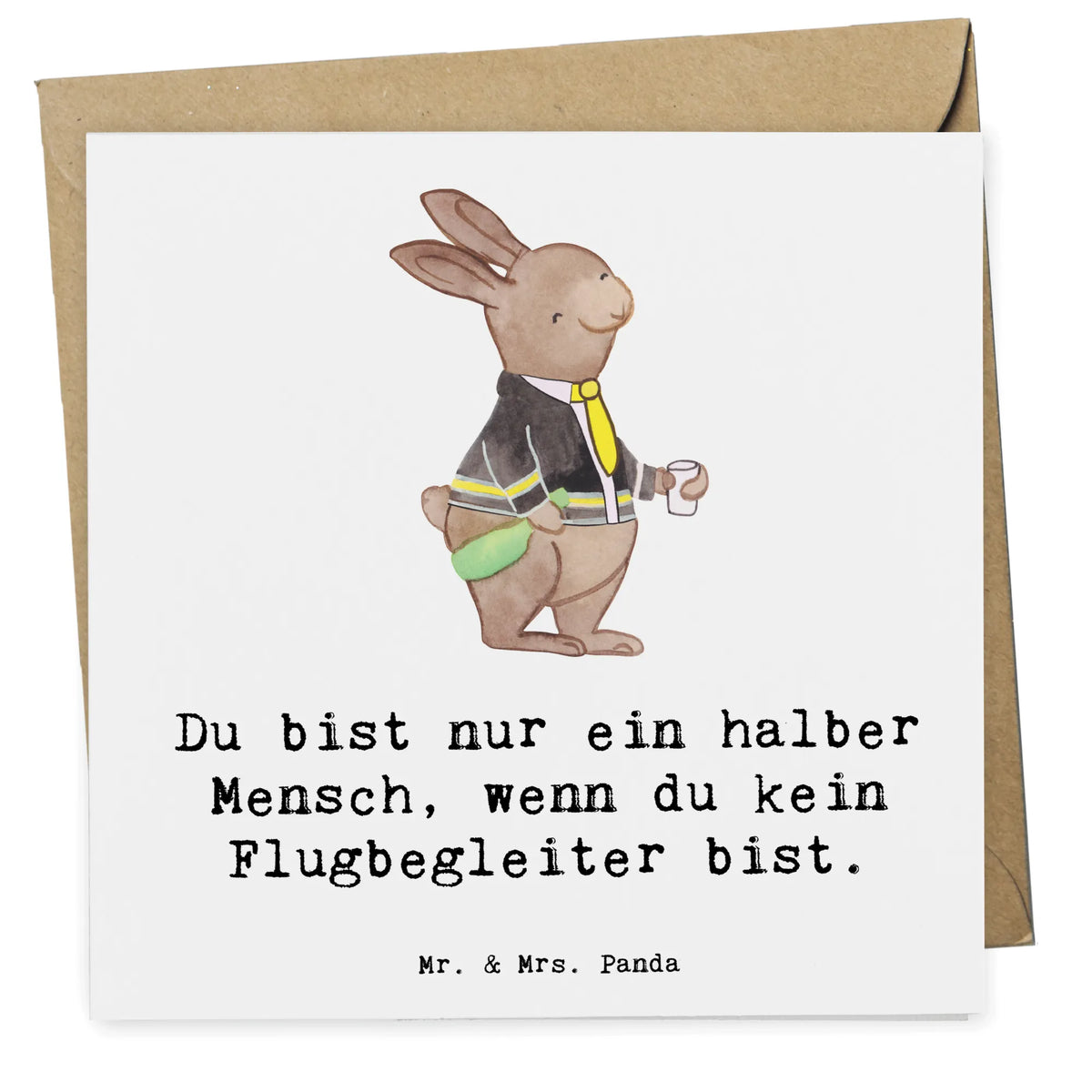 Deluxe Karte Flugbegleiter Herz