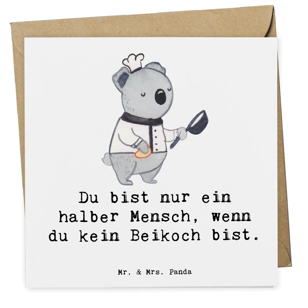 Deluxe Karte Beikoch Herz Grußkarte, Glückwunschkarte, Karte, Hochzeitskarte, Hochwertige Klappkarte, Geburtstagskarte, Hochwertige Grußkarte, Klappkarte, Einladungskarte, Beruf, Ausbildung, Jubiläum, Abschied, Rente, Kollege, Kollegin, Geschenk, Schenken, Arbeitskollege, Mitarbeiter, Firma, Danke, Dankeschön, Beikoch, Spülhilfe, Küchenhilfe, Gastronomie, Koch, Restaurant, Hilfskoch, Jungkoch