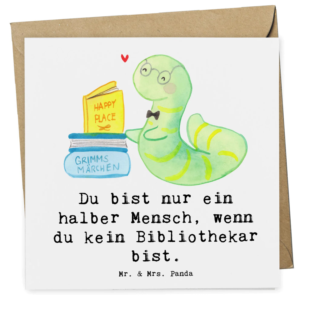 Deluxe Card librarian Heart Klappkarte, Einladungskarte, Karte, Hochwertige Klappkarte, Geburtstagskarte, Hochwertige Grußkarte, Hochzeitskarte, Glückwunschkarte, Grußkarte, Beruf, Ausbildung, Jubiläum, Abschied, Rente, Kollege, Kollegin, Geschenk, Schenken, Arbeitskollege, Mitarbeiter, Firma, Danke, Dankeschön, Bibliothekar, Bücherliebe, Bücherwurm, Leseratte, Bibliothek, Buchhandlung