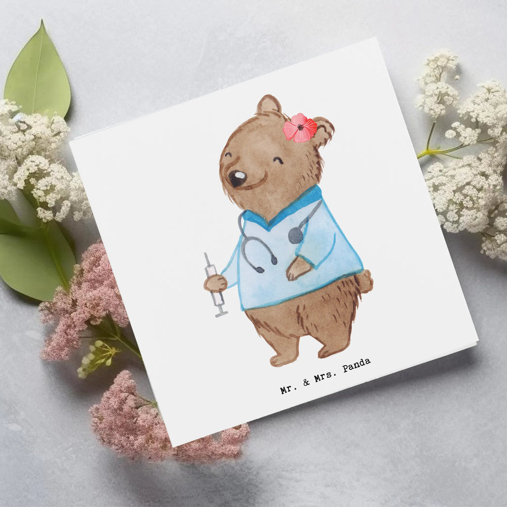 Deluxe Card nursing assistant heart Karte, Klappkarte, Einladungskarte, Hochwertige Grußkarte, Hochwertige Klappkarte, Hochzeitskarte, Geburtstagskarte, Grußkarte, Glückwunschkarte, Beruf, Ausbildung, Jubiläum, Abschied, Rente, Kollege, Kollegin, Geschenk, Schenken, Arbeitskollege, Mitarbeiter, Firma, Danke, Dankeschön, Pflegekraft, Pflegehelferin, Krankenpflegehelferin