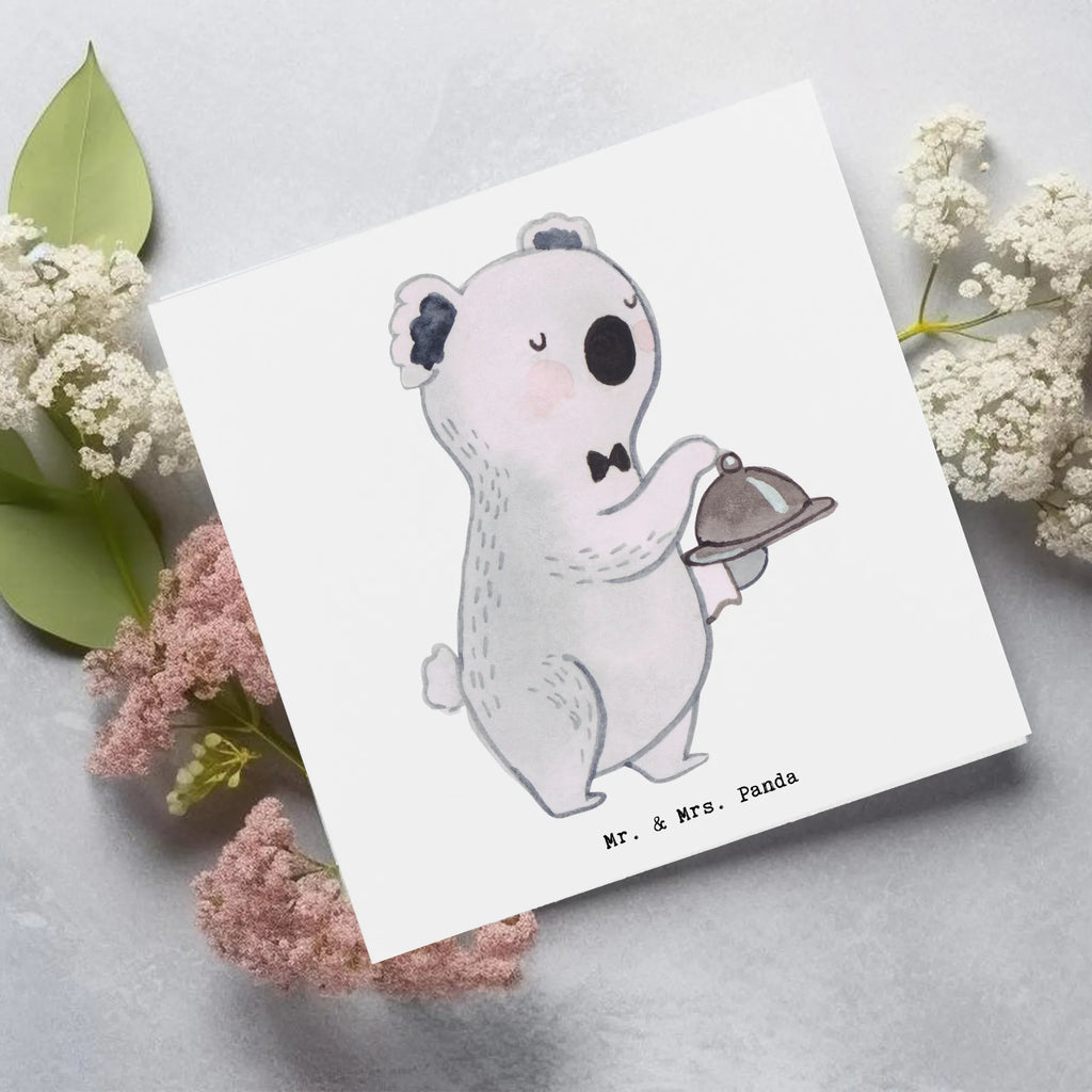 Deluxe Karte Restaurantfachmann Herz Hochwertige Klappkarte, Einladungskarte, Hochwertige Grußkarte, Hochzeitskarte, Karte, Klappkarte, Glückwunschkarte, Grußkarte, Geburtstagskarte, Beruf, Ausbildung, Jubiläum, Abschied, Rente, Kollege, Kollegin, Geschenk, Schenken, Arbeitskollege, Mitarbeiter, Firma, Danke, Dankeschön, Servicefachkraft, Kellner, Restaurantfachmann, Restaurant