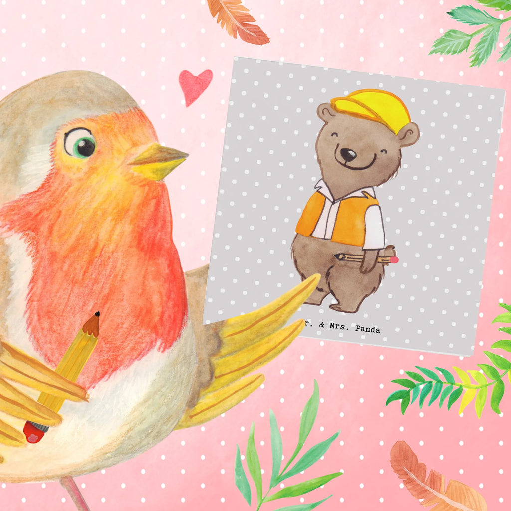 Deluxe Karte Bauingenieur Herz Hochwertige Grußkarte, Glückwunschkarte, Grußkarte, Einladungskarte, Karte, Hochwertige Klappkarte, Hochzeitskarte, Klappkarte, Geburtstagskarte, Beruf, Ausbildung, Jubiläum, Abschied, Rente, Kollege, Kollegin, Geschenk, Schenken, Arbeitskollege, Mitarbeiter, Firma, Danke, Dankeschön, Studium, Ingeniuer, Statiker, Bauingenieur, Baustelle