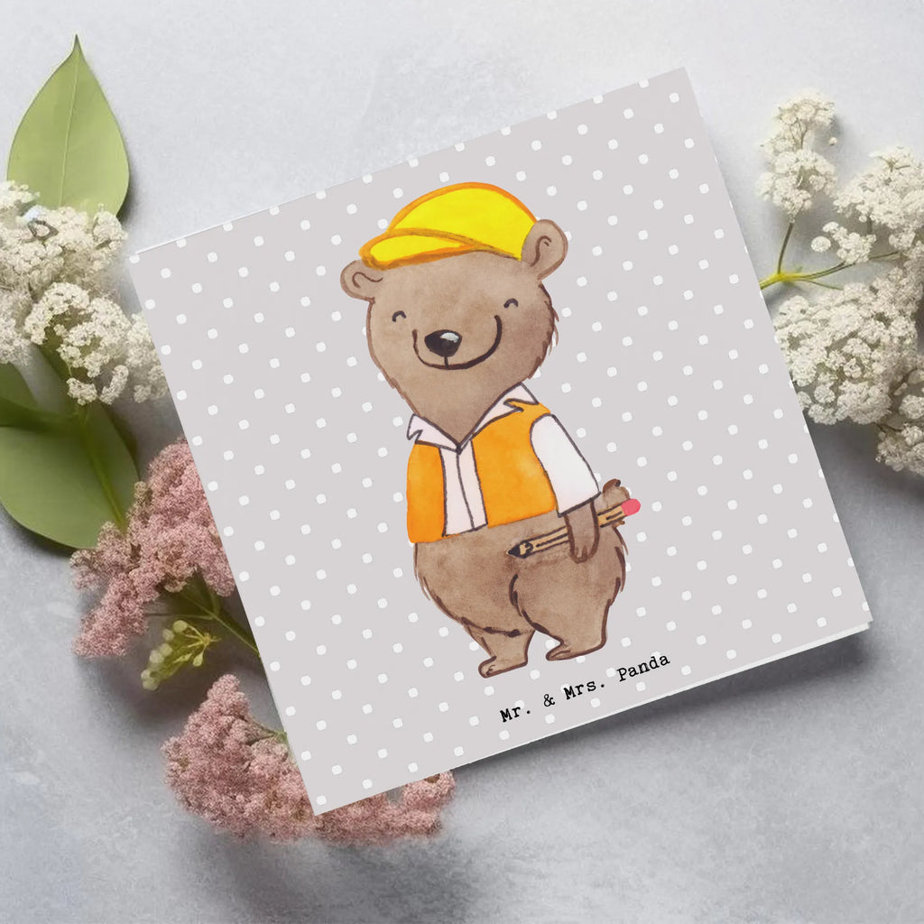 Deluxe Karte Bauingenieur Herz Hochwertige Grußkarte, Glückwunschkarte, Grußkarte, Einladungskarte, Karte, Hochwertige Klappkarte, Hochzeitskarte, Klappkarte, Geburtstagskarte, Beruf, Ausbildung, Jubiläum, Abschied, Rente, Kollege, Kollegin, Geschenk, Schenken, Arbeitskollege, Mitarbeiter, Firma, Danke, Dankeschön, Studium, Ingeniuer, Statiker, Bauingenieur, Baustelle